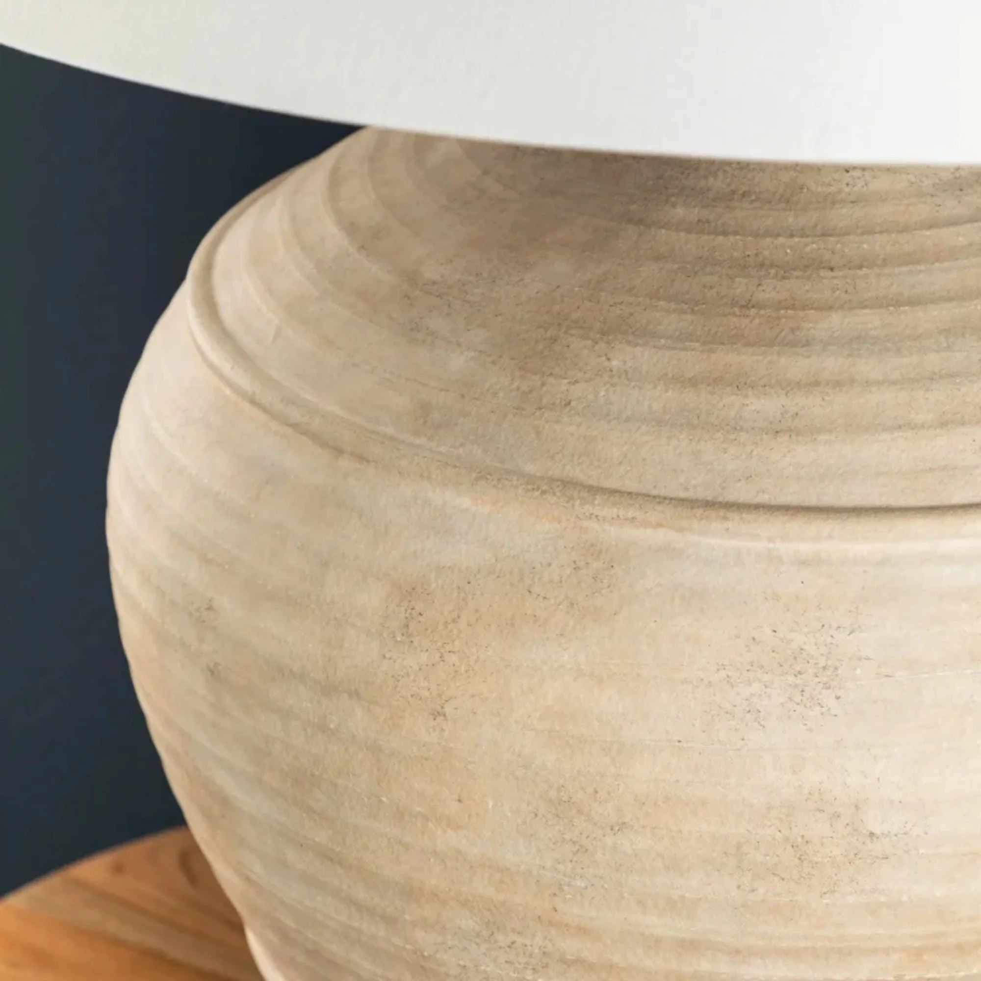Malta 29" Table Lamp, Ash Finish