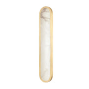 Manhasset 28" LED Wall Sconce, Aged Brass Finish