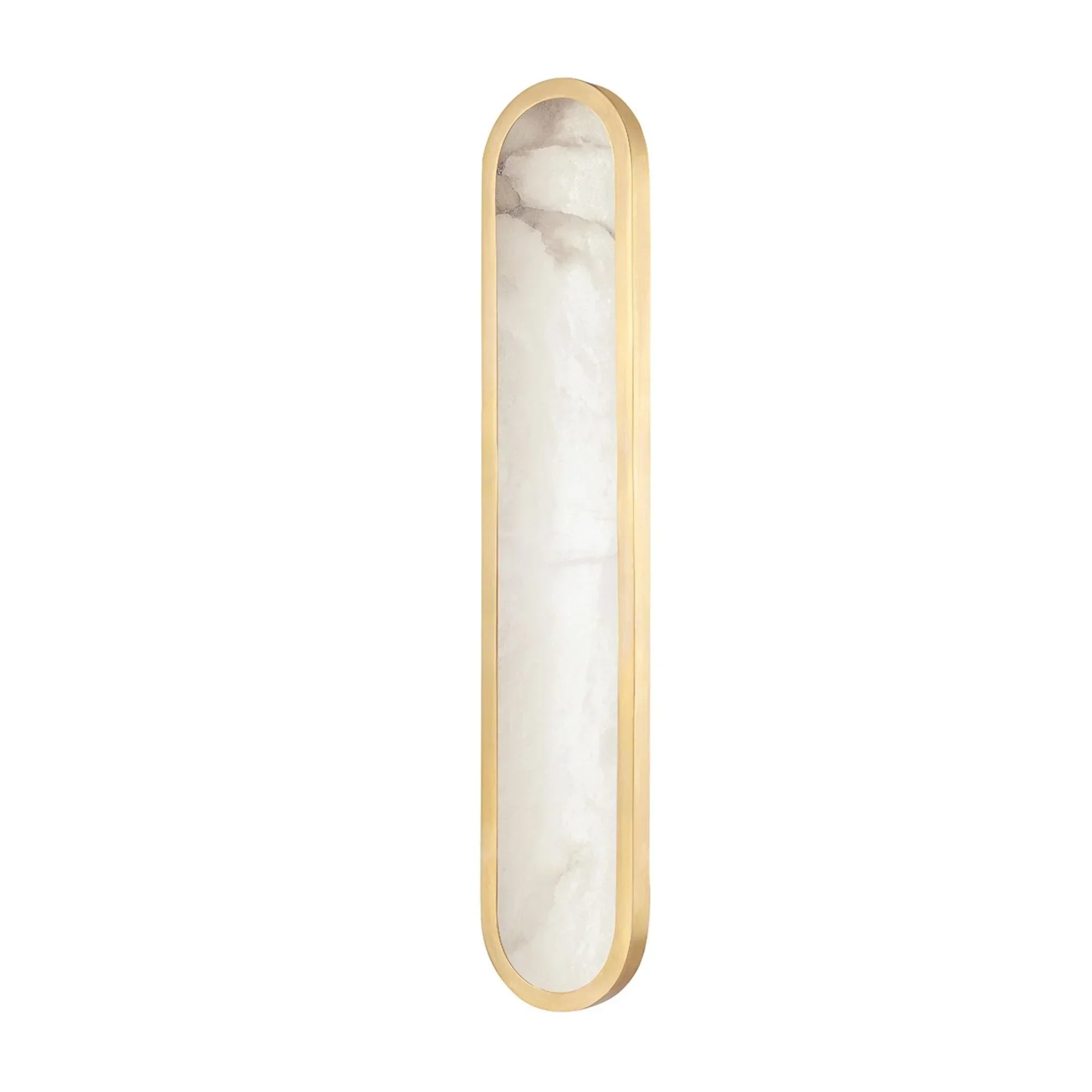 Manhasset 28" LED Wall Sconce, Aged Brass Finish