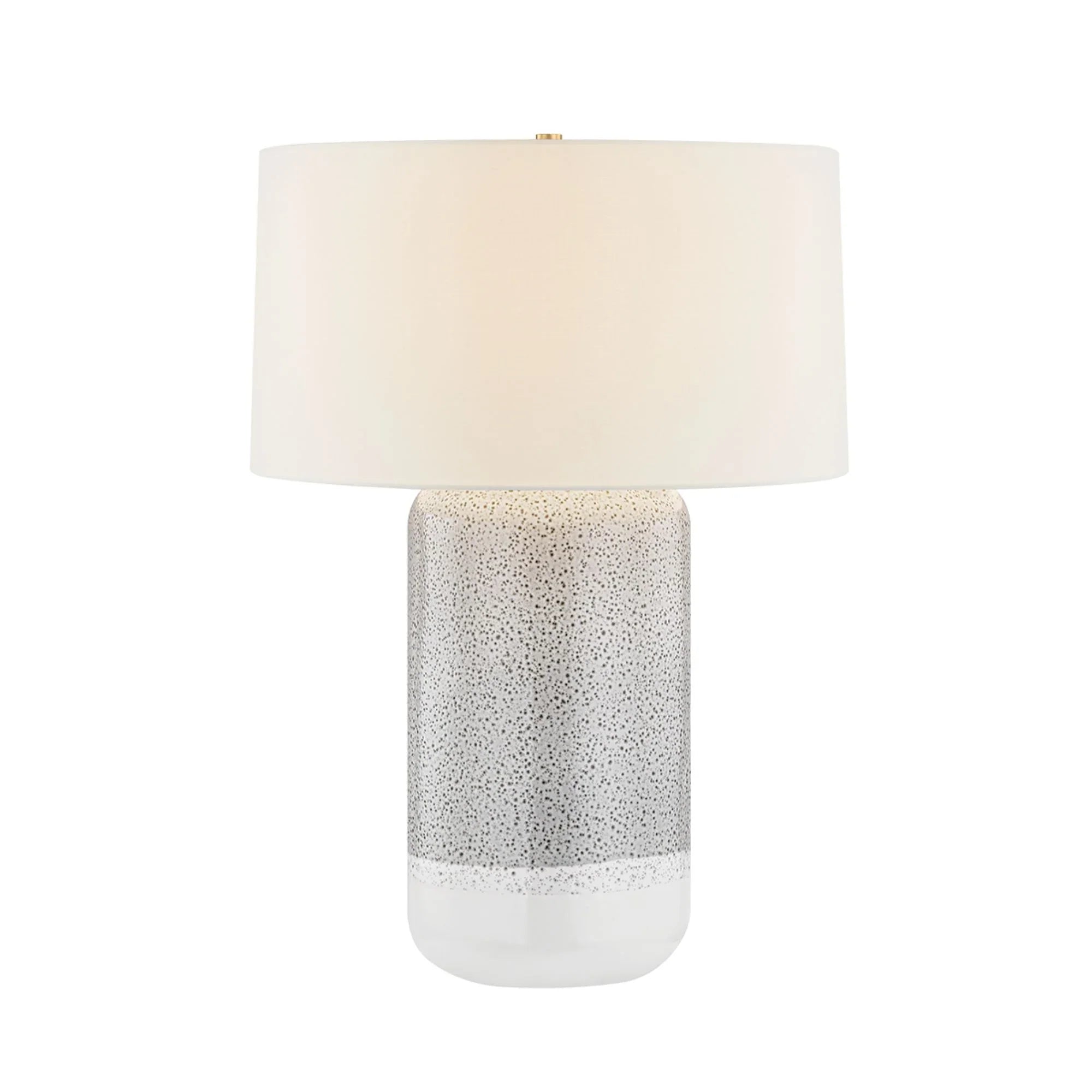 Washingtonville Table Lamp, Aged Brass/Ceramic Blue Shore Finish