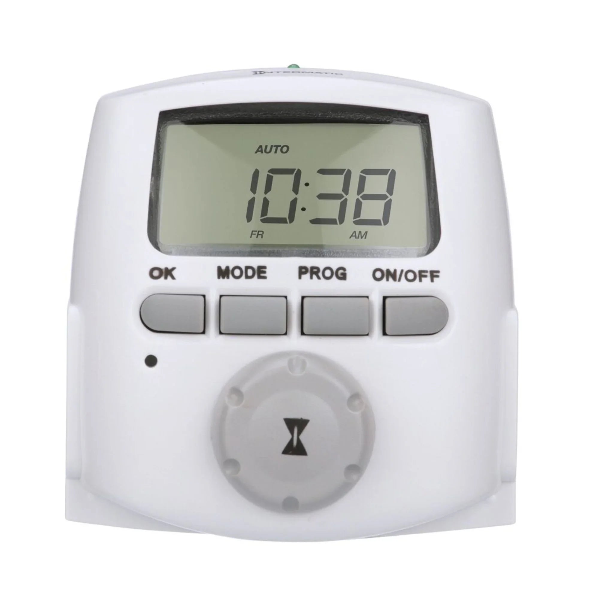 7-Day Indoor Digital Plug-In Timer Switch, White - Bees Lighting