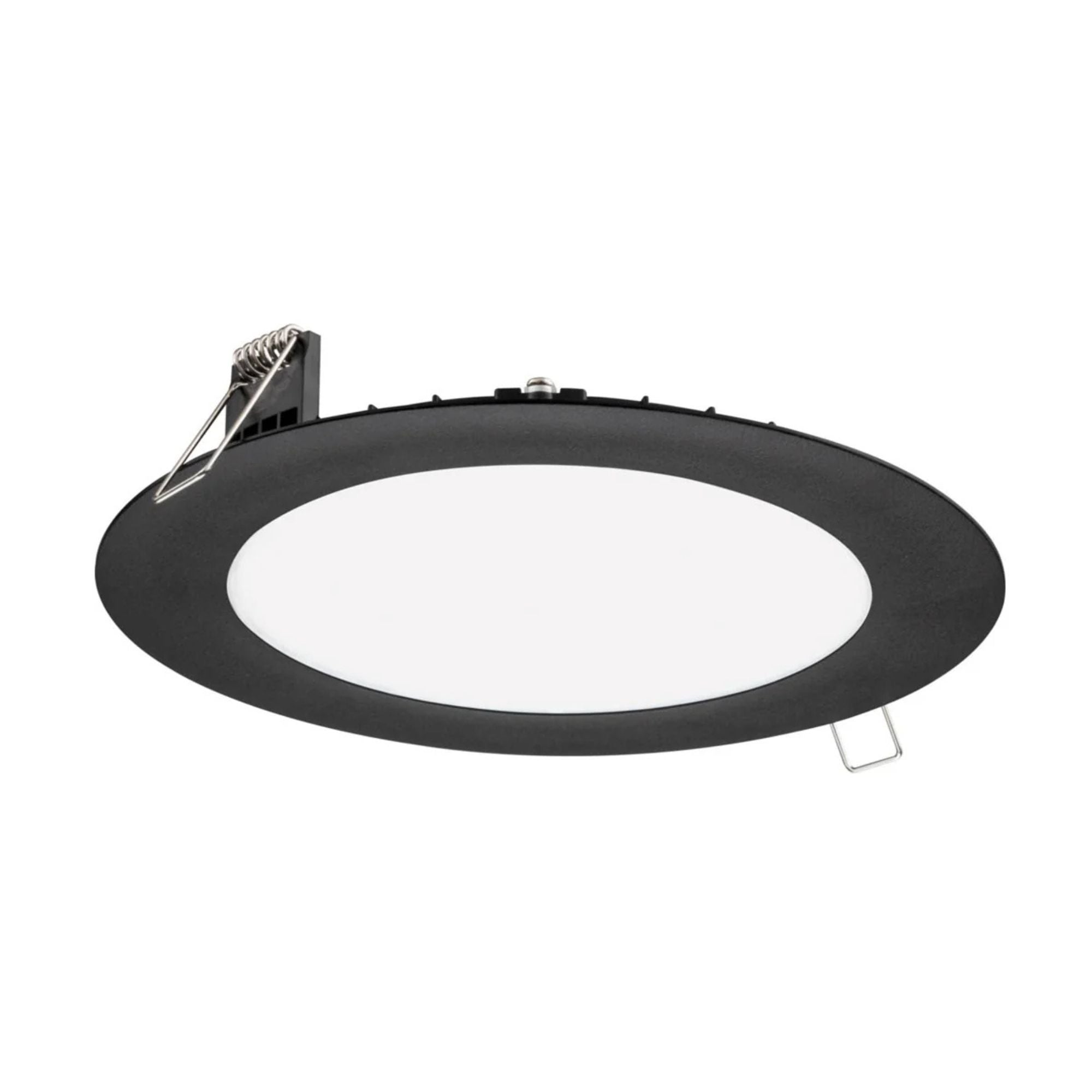 6" Wafer Ultra-Thin Recessed, 13W, 1000 Lumens, Selectable CCT, Black Finish