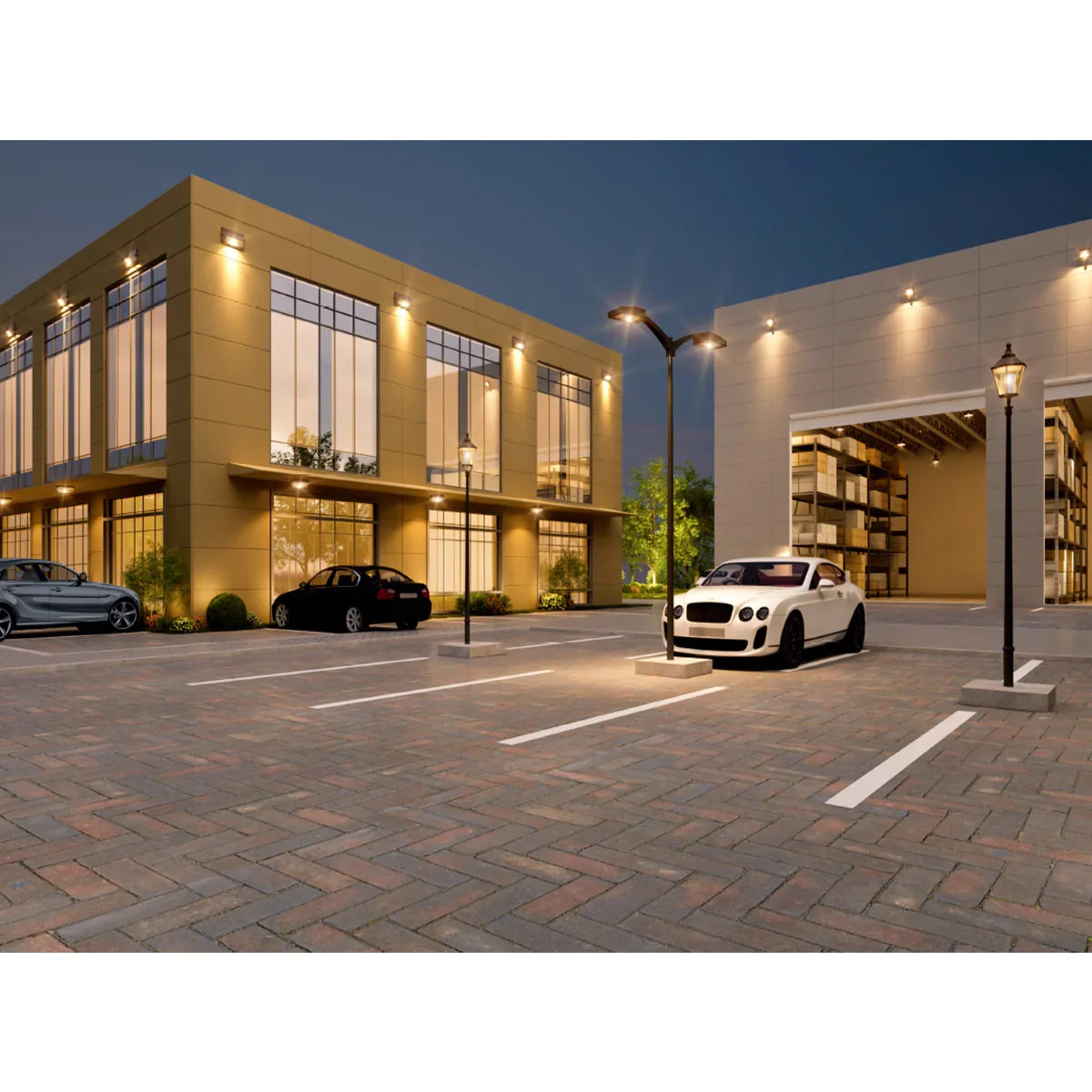 Wall Pack Retrofit LED Lamp, 27W|36W|45W, 7000 Lumens, Selectable CCT, EX39 Mogul, 120-277V - Bees Lighting