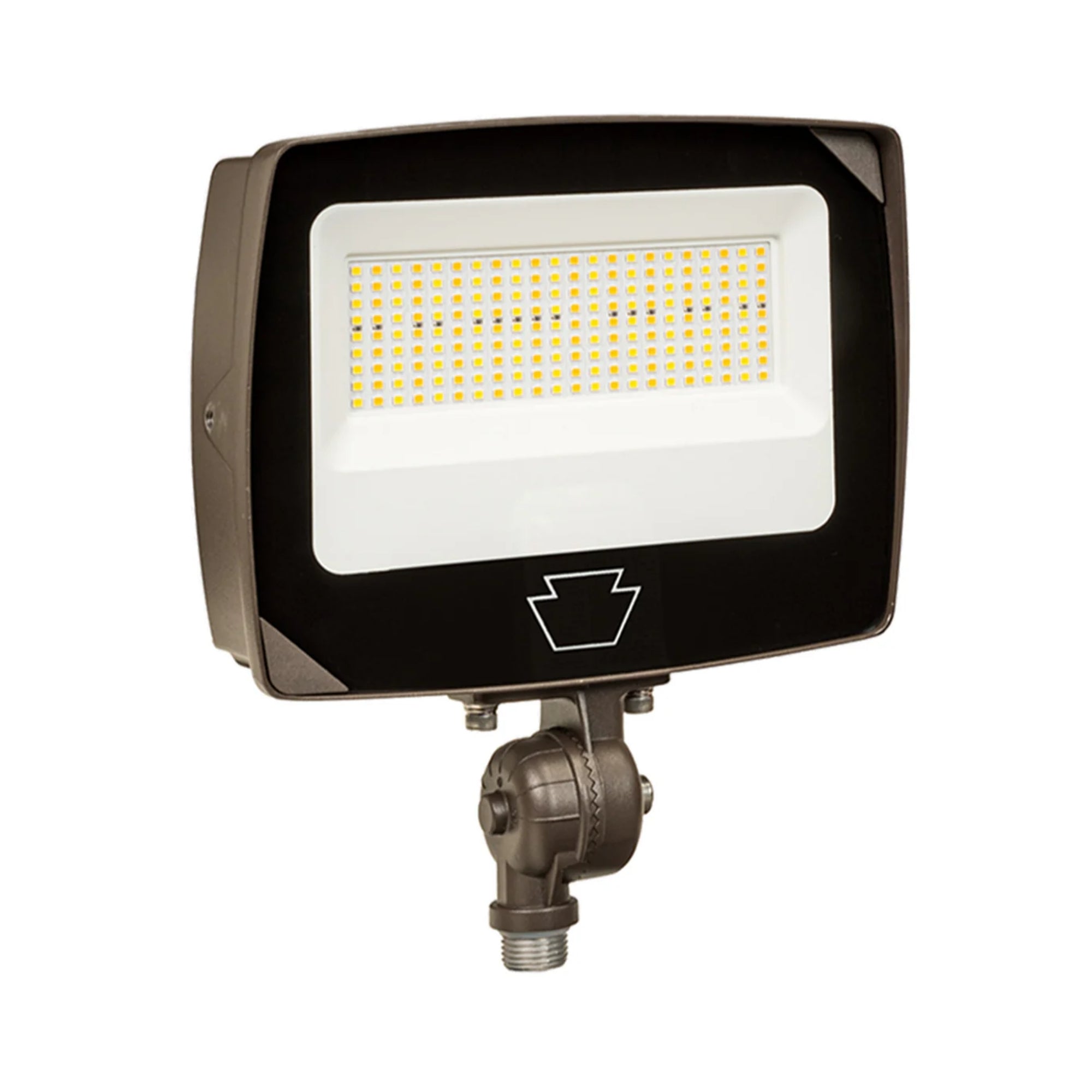 Keystone LED Rectangular Floodlight, Power Select, Color Select, Photocell, Two Mounting Options - Bees Lighting