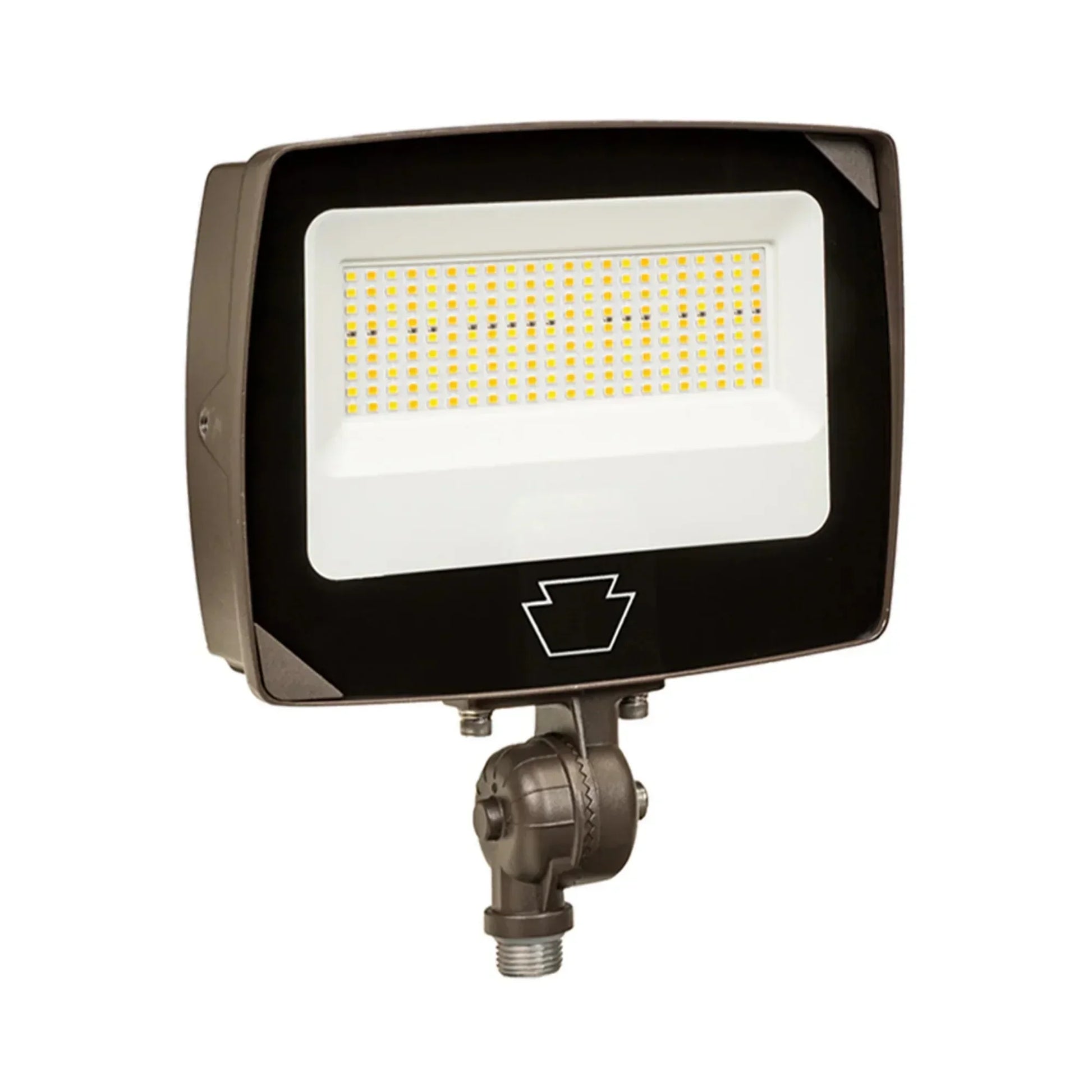 Keystone LED Rectangular Floodlight, Power Select, Color Select, Photocell, Two Mounting Options - Bees Lighting