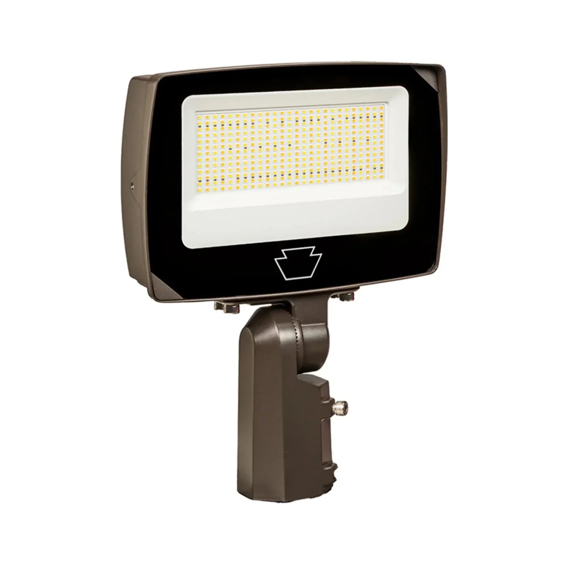 Keystone LED Rectangular Floodlight, Power Select, Color Select, Photocell, Two Mounting Options - Bees Lighting