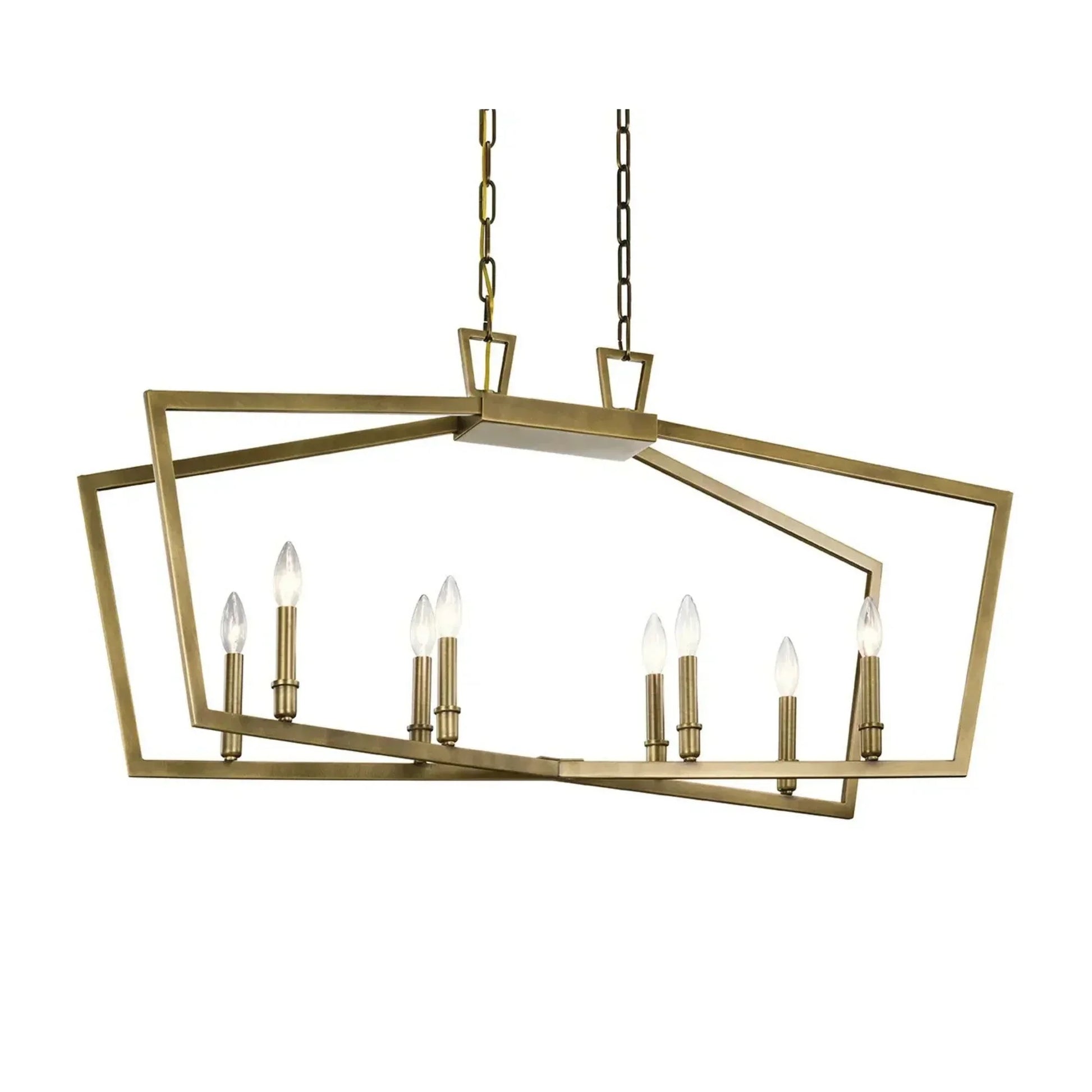 Abbotswell 42" 8 Lights Linear Chandelier - Bees Lighting