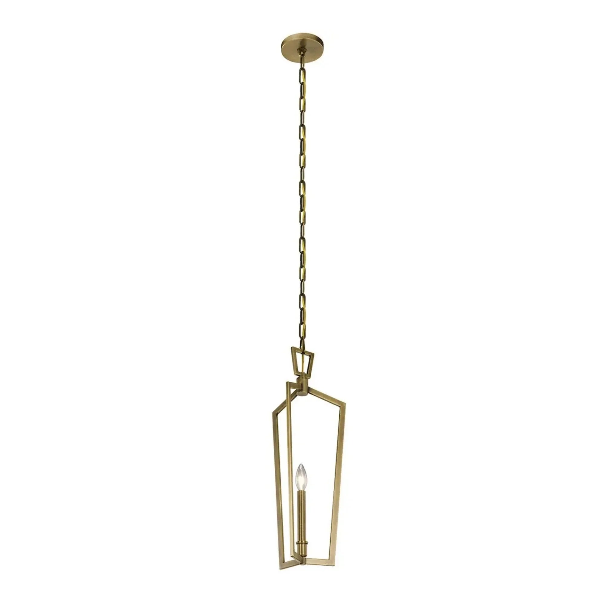 Abbotswell 10" Pendant, Natural Brass Finish