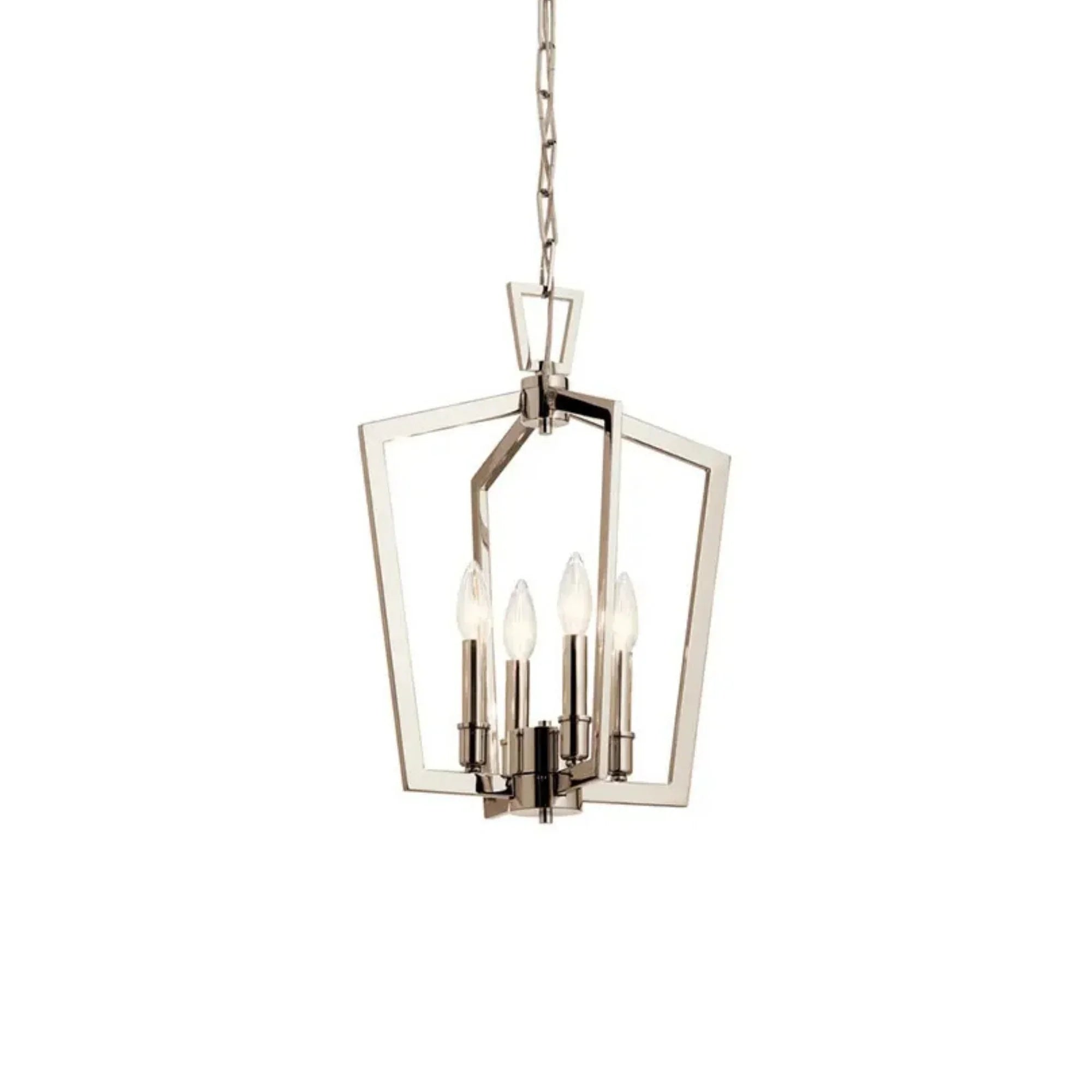 Abbotswell 14" 4-Light Pendant, Polished Nickel Finish
