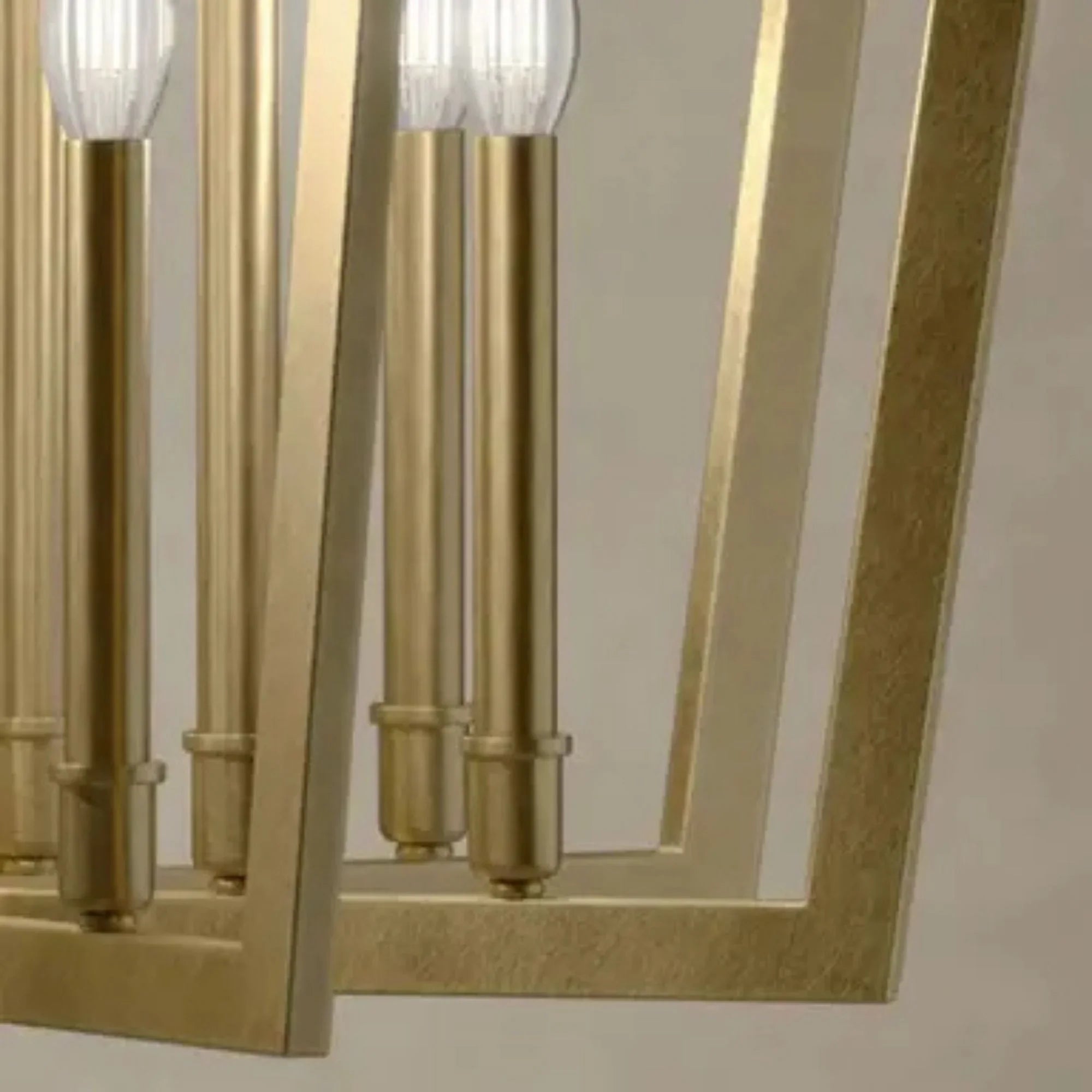 Abbotswell 37" 16-Light Foyer Pendant, Natural Brass Finish