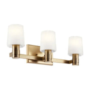 Adani 24" 3-Light Vanity Light, Champagne Bronze Finish