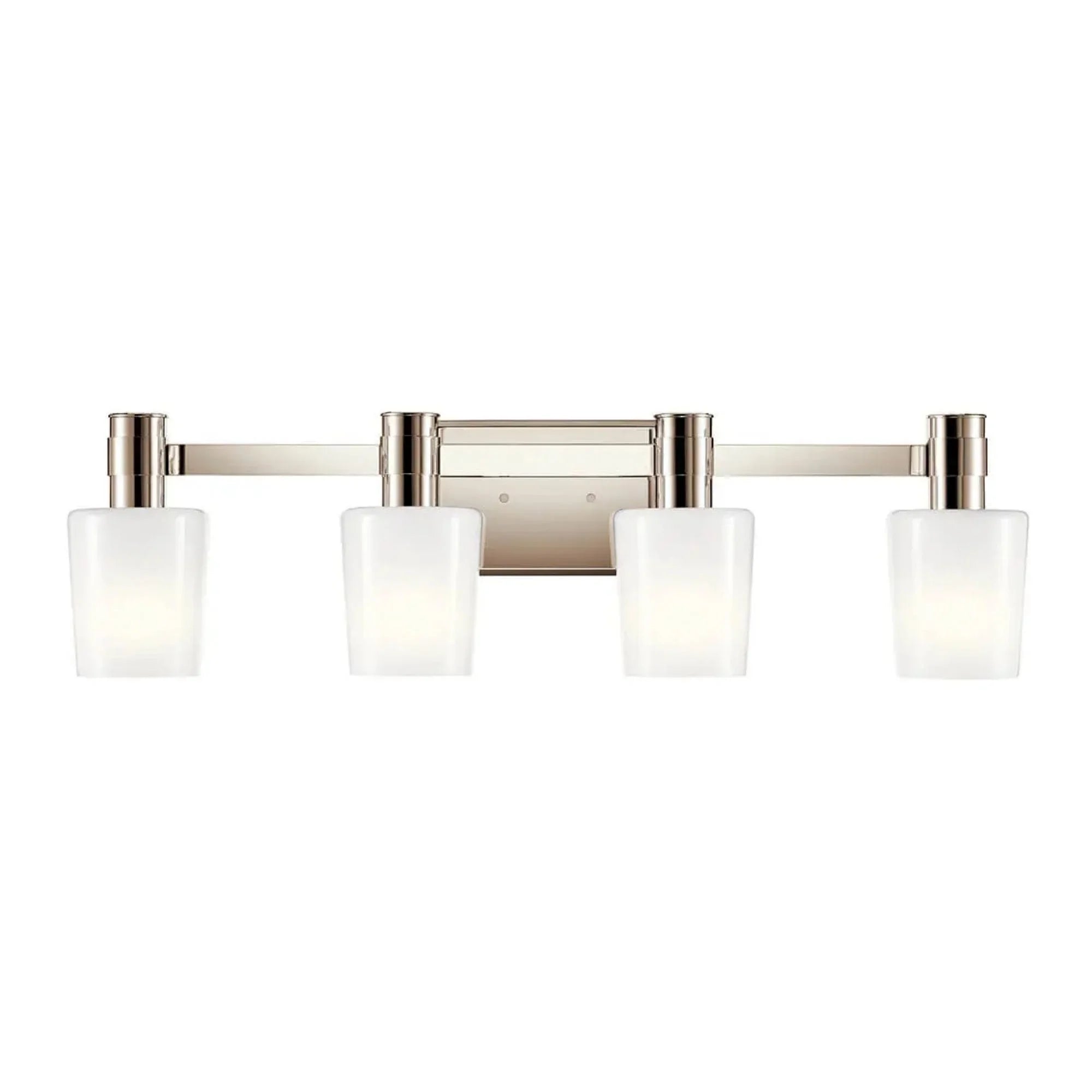 Adani 30" 4-Light Vanity Light, Polished Nickel Finish