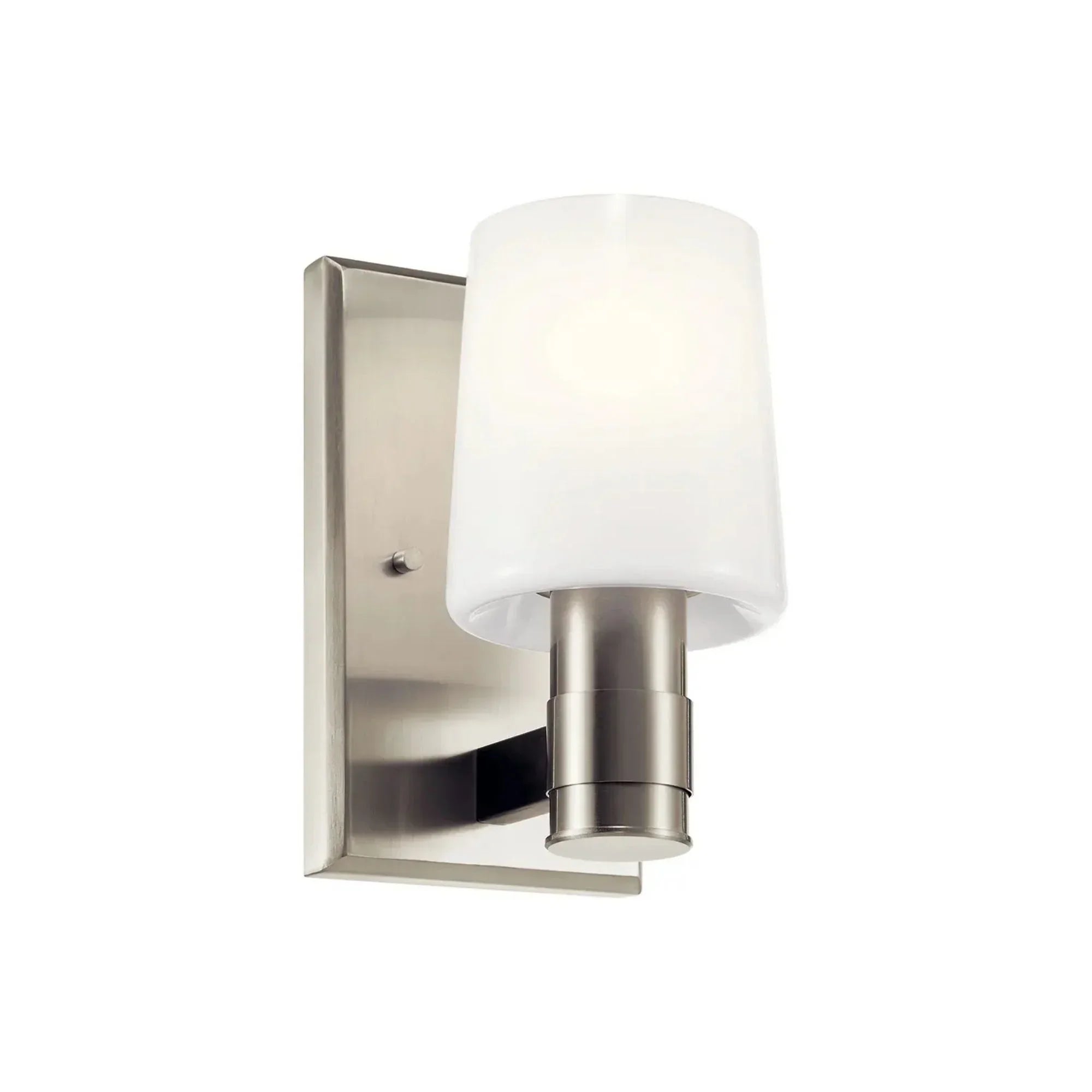 Adani 5" Wall Sconce, Brushed Nickel Finish