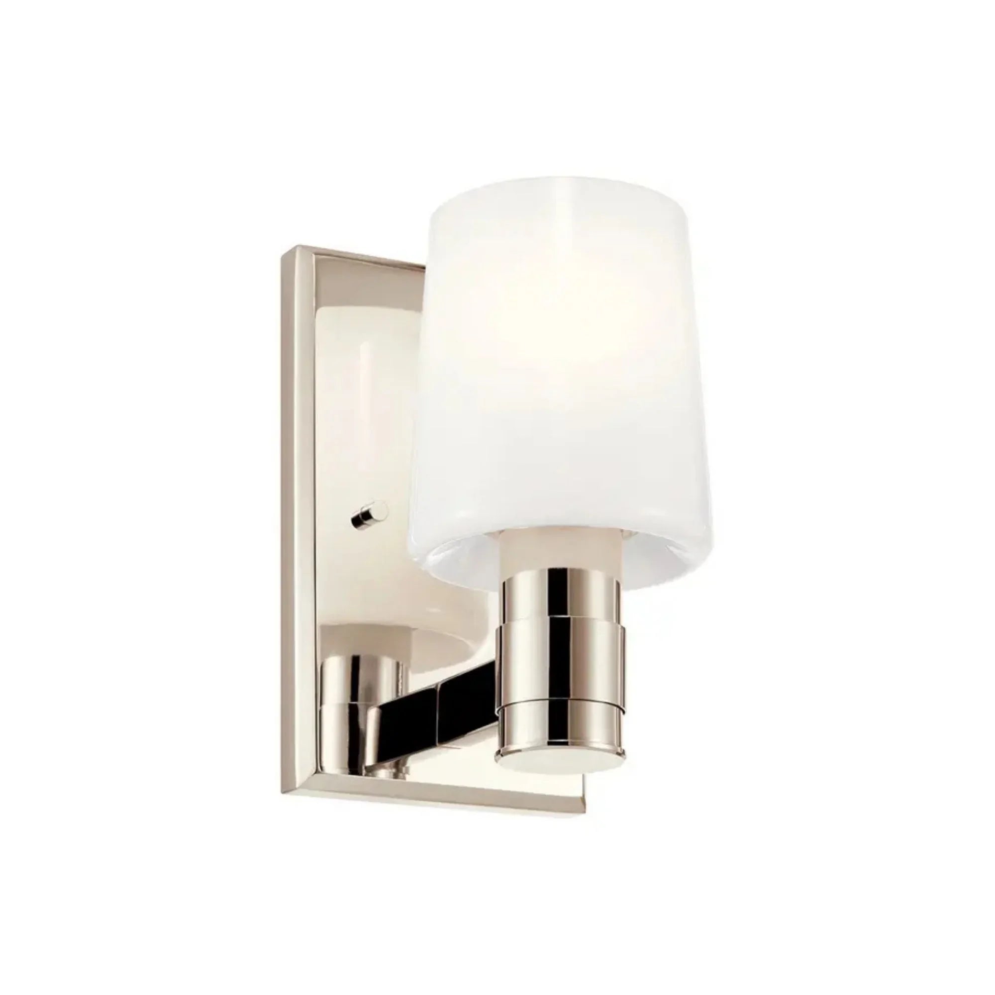 Adani 5" Wall Sconce, Polished Nickel Finish