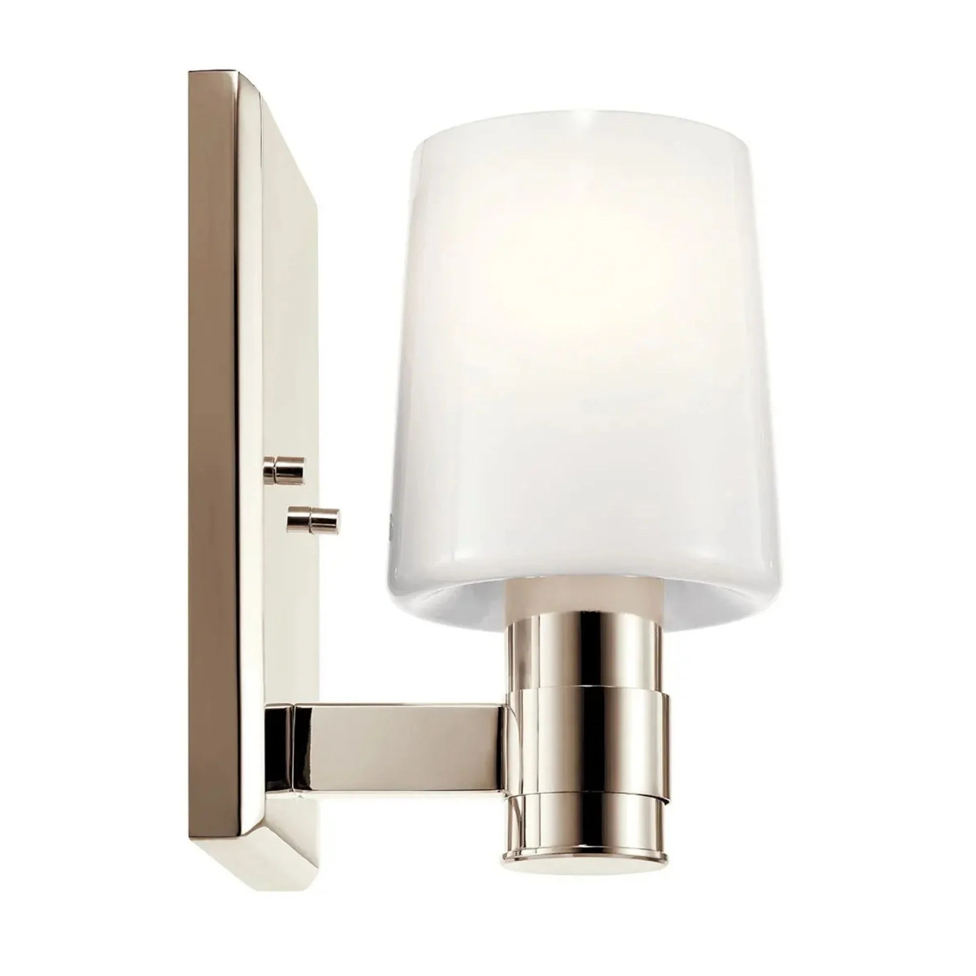 Adani 5" Wall Sconce, Polished Nickel Finish