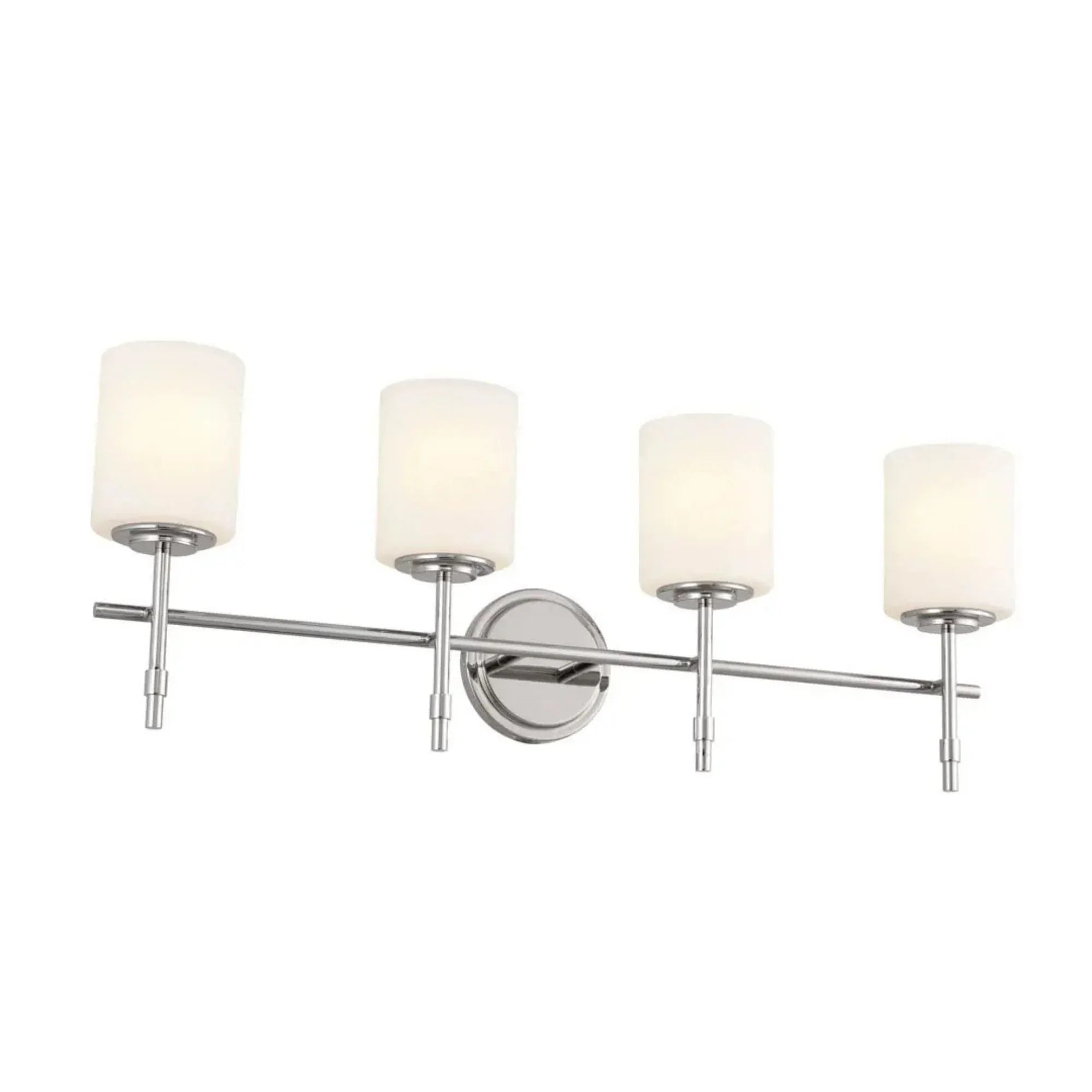 Ali 33" 4-Light Bath Vanity Light, Polished Nickel Finish