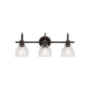 Avery 24" 3-Light Bath Vanity Light, Olde Bronze Finish