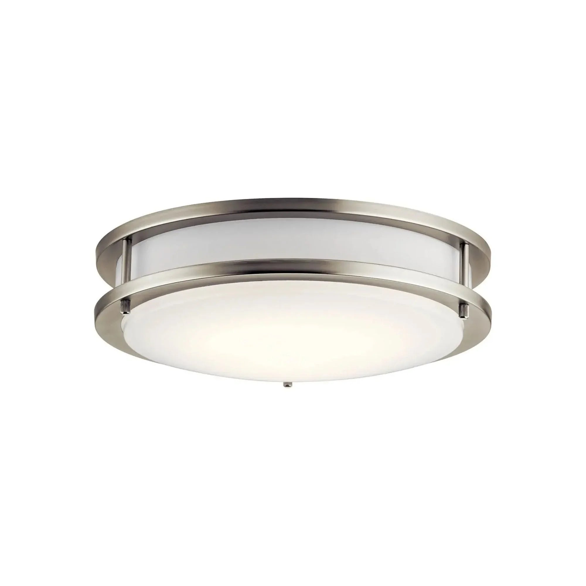Avon 12" LED Flush Mount, Brushed Nickel Finish