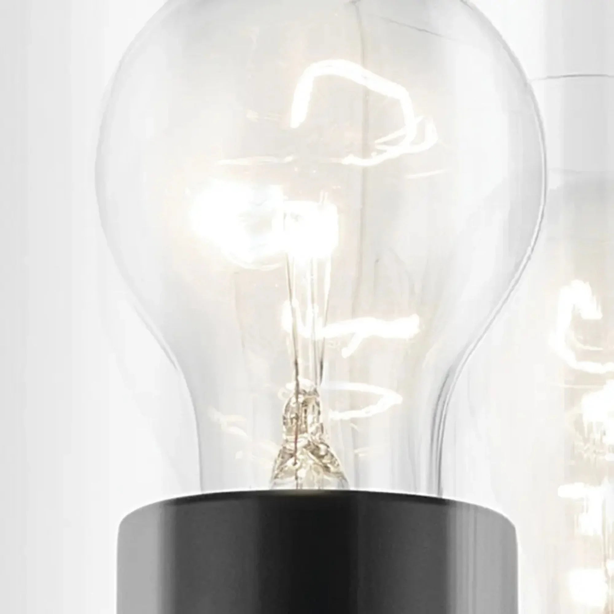 Crosby 31" 4-Light Bath Vanity Light, Black Finish, Clear Glass