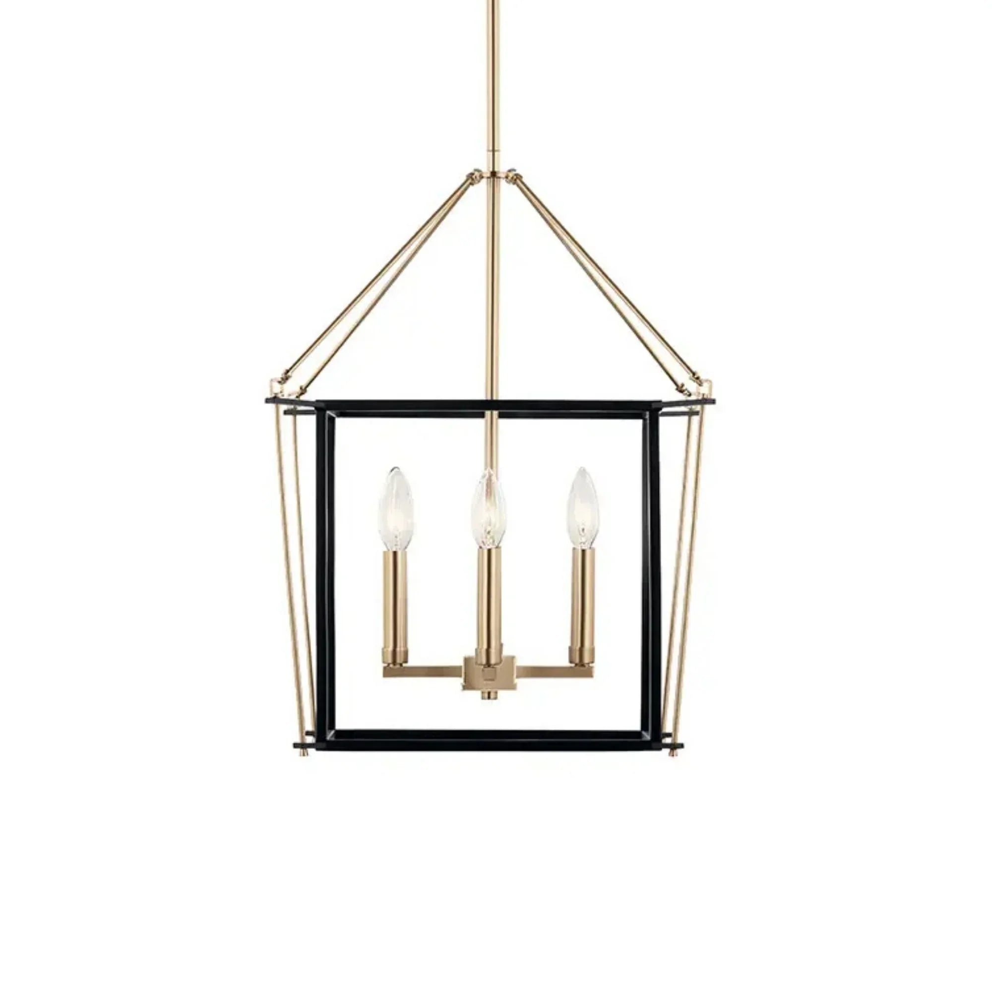 Eisley 16" 4-Light Foyer Pendant, Champagne Bronze Finish