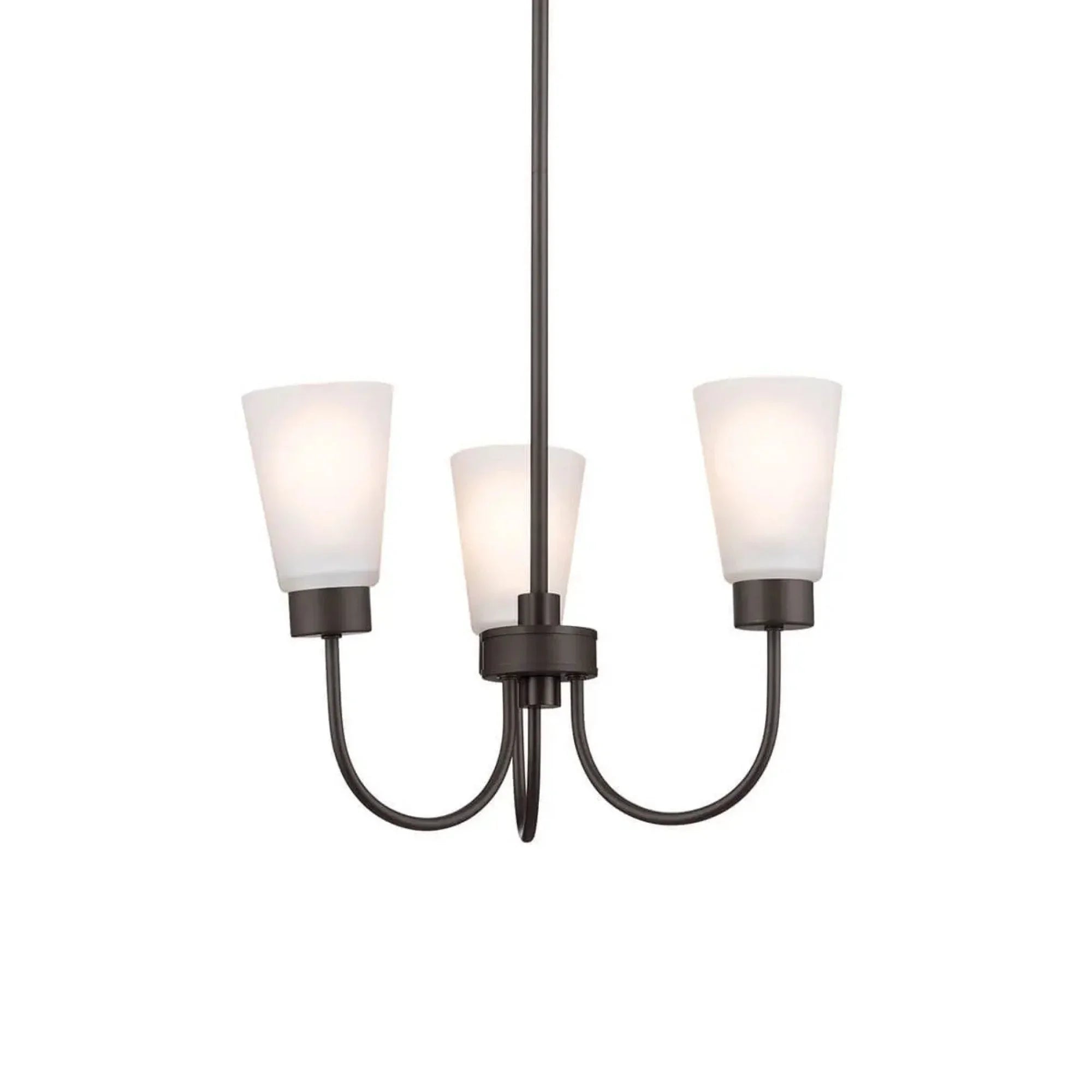 Erma 18" Chandelier, Olde Bronze Finish