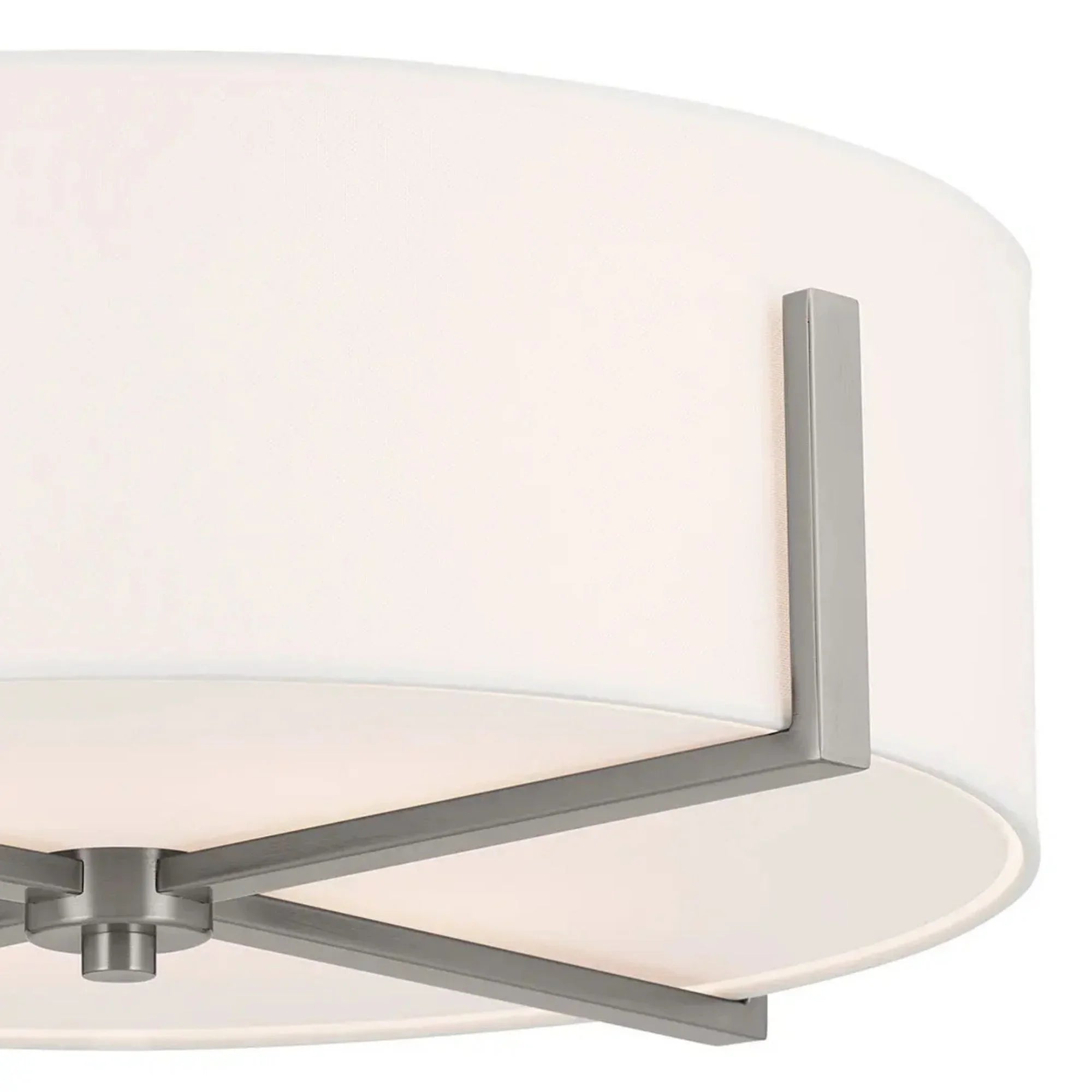 Malen 20" 4-Light Flush Mount, Classic Pewter Finish