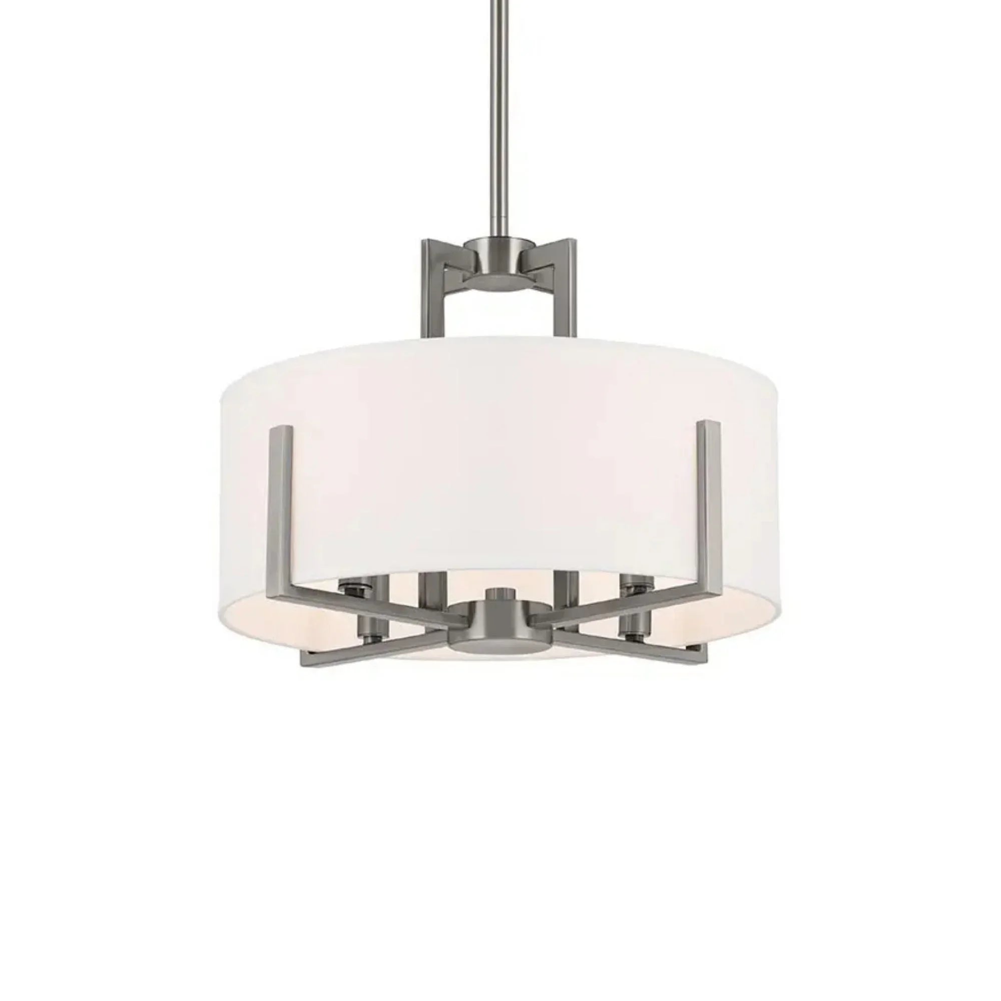 Malen 16" 4-Light Convertible Pendant, Classic Pewter Finish