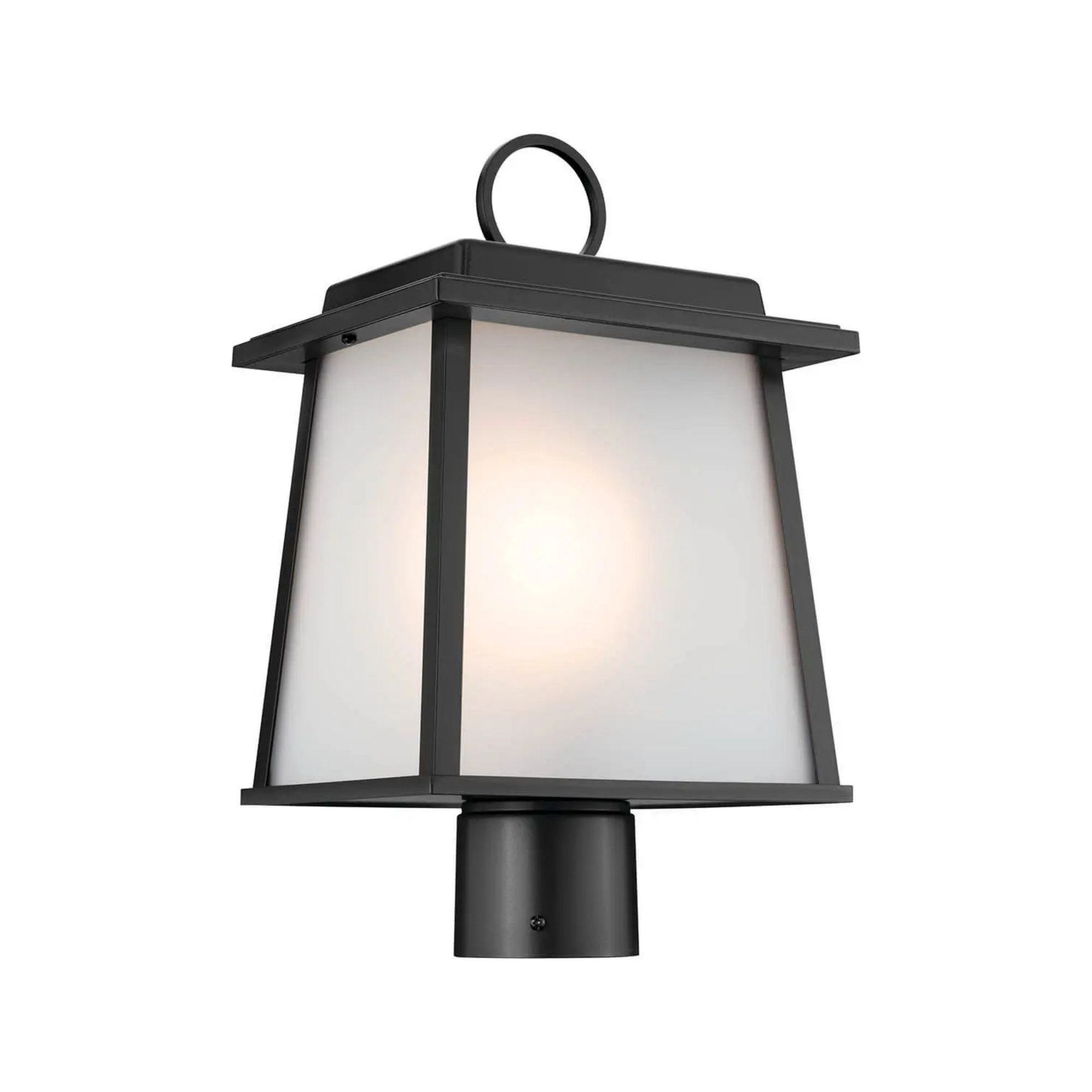 Noward 15" Outdoor Post Light, Black Finish