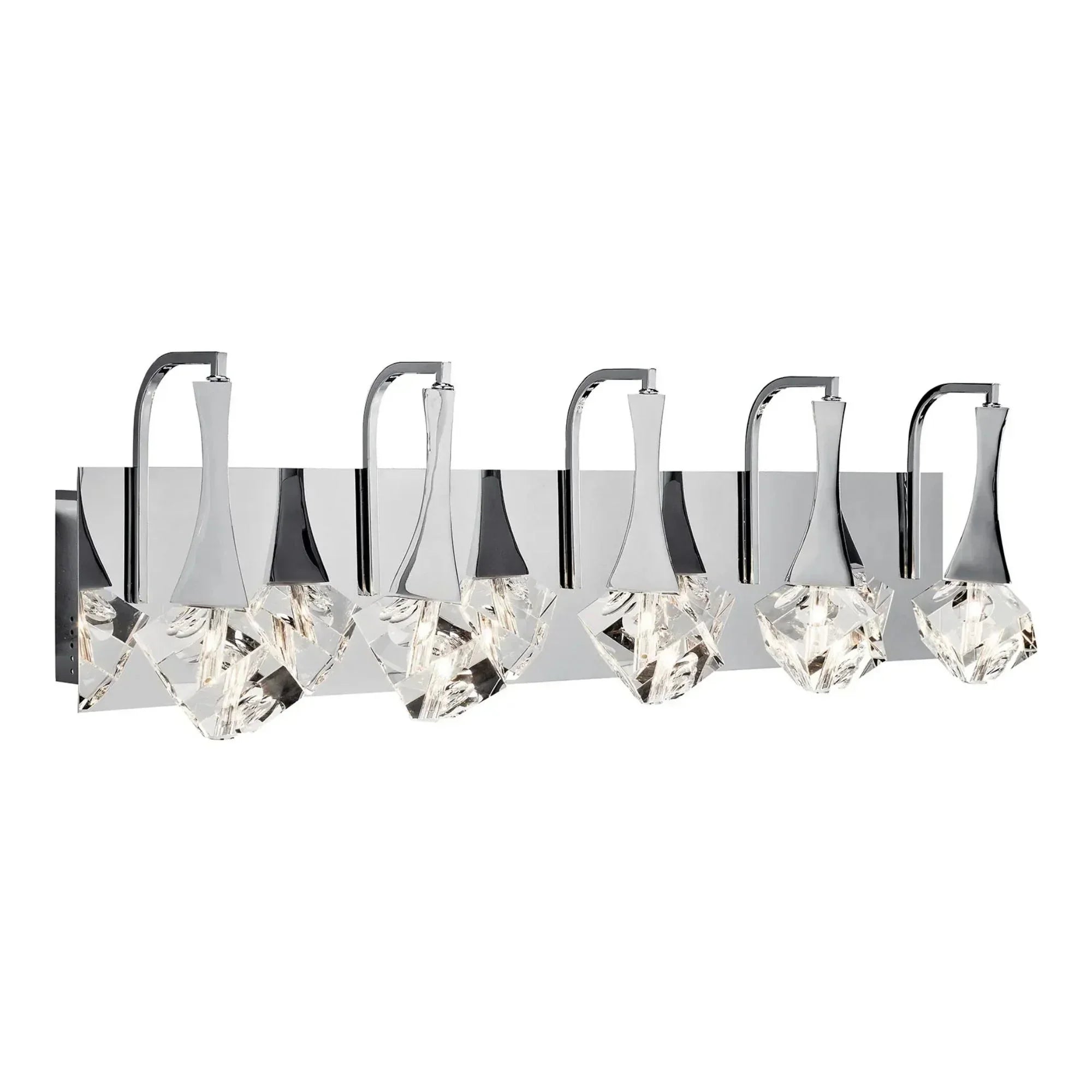 Rockne 32" LED Bath Vanity Light, Chrome Finish