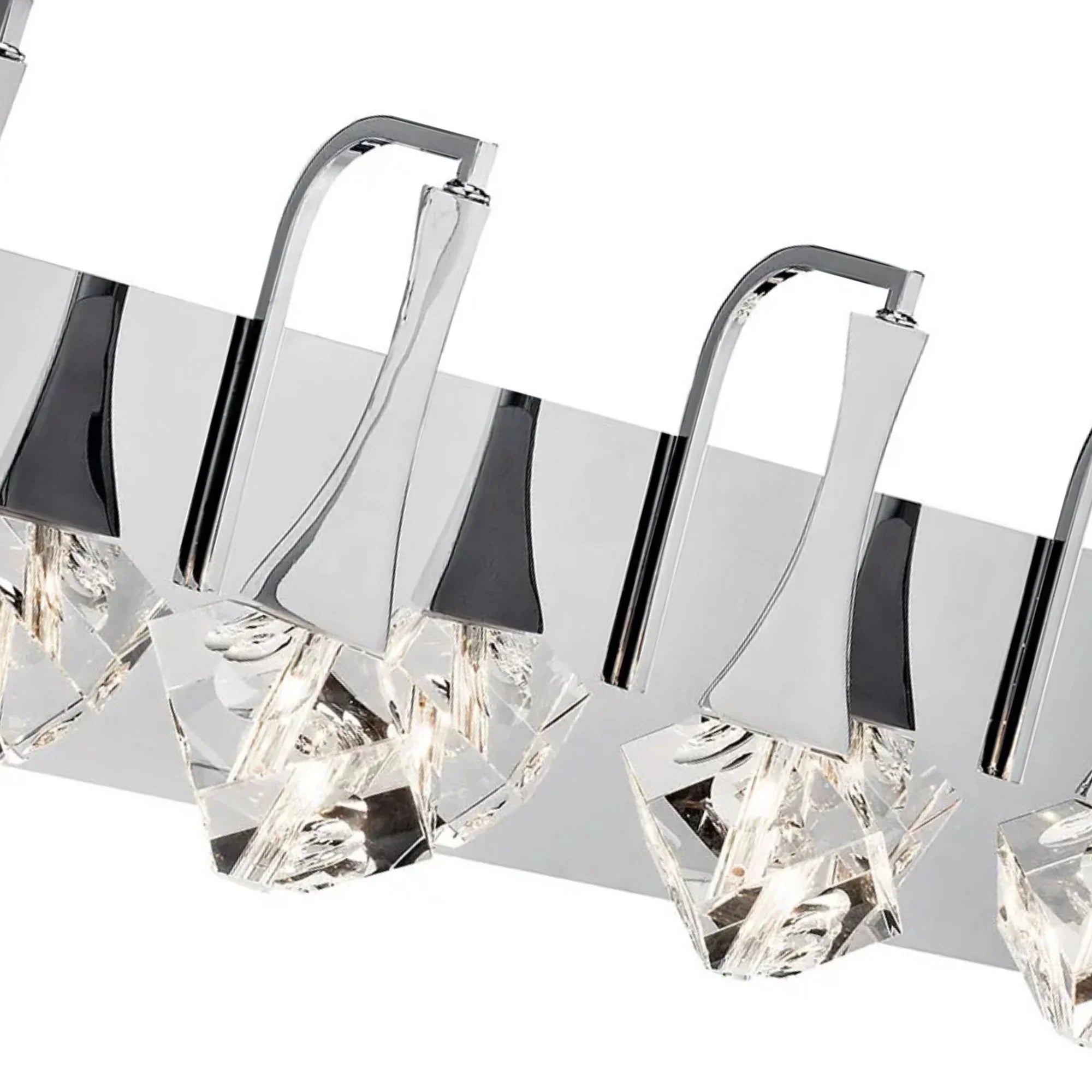 Rockne 32" LED Bath Vanity Light, Chrome Finish