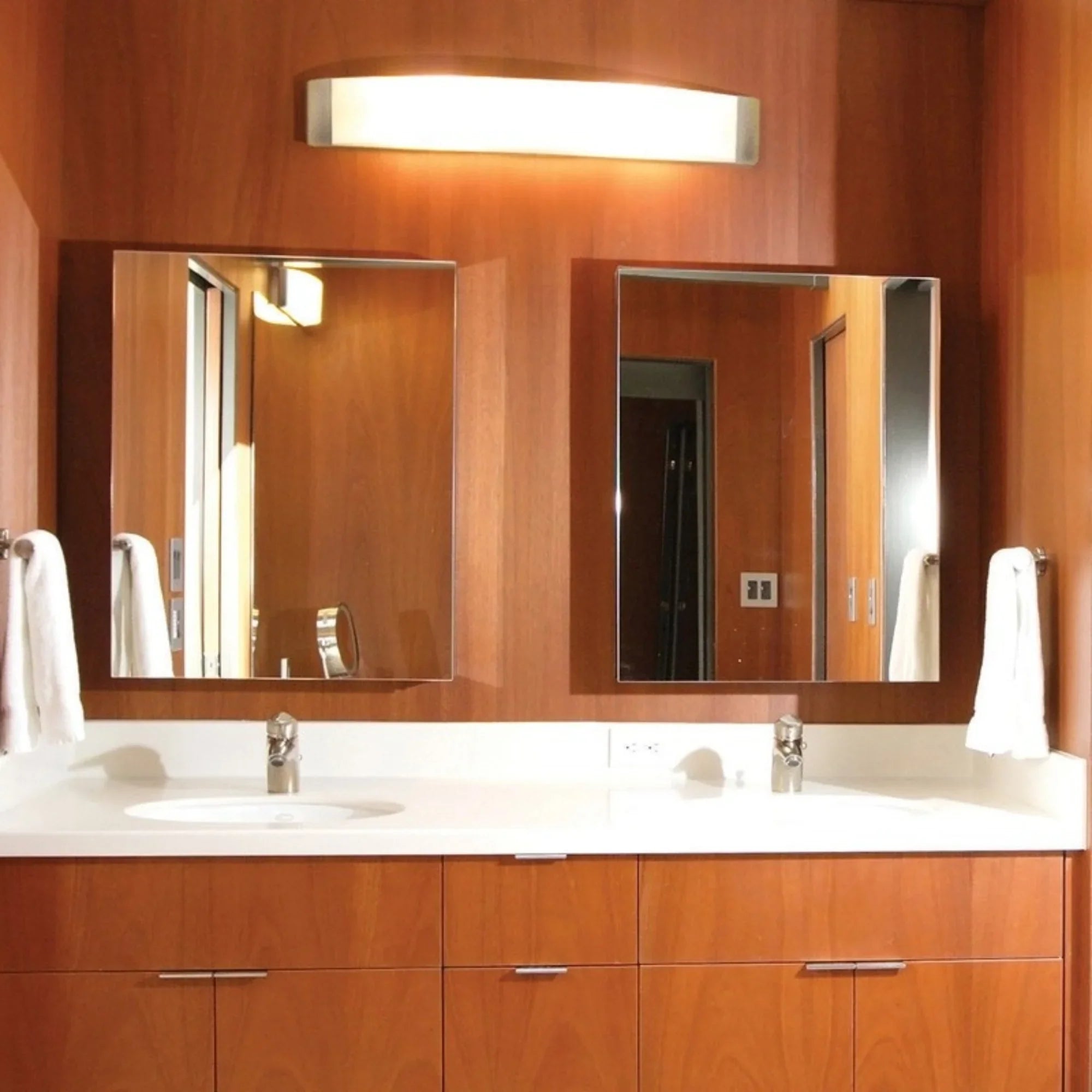 Algiers 25" LED Vanity, Satin Nickel Finish - Bees Lighting