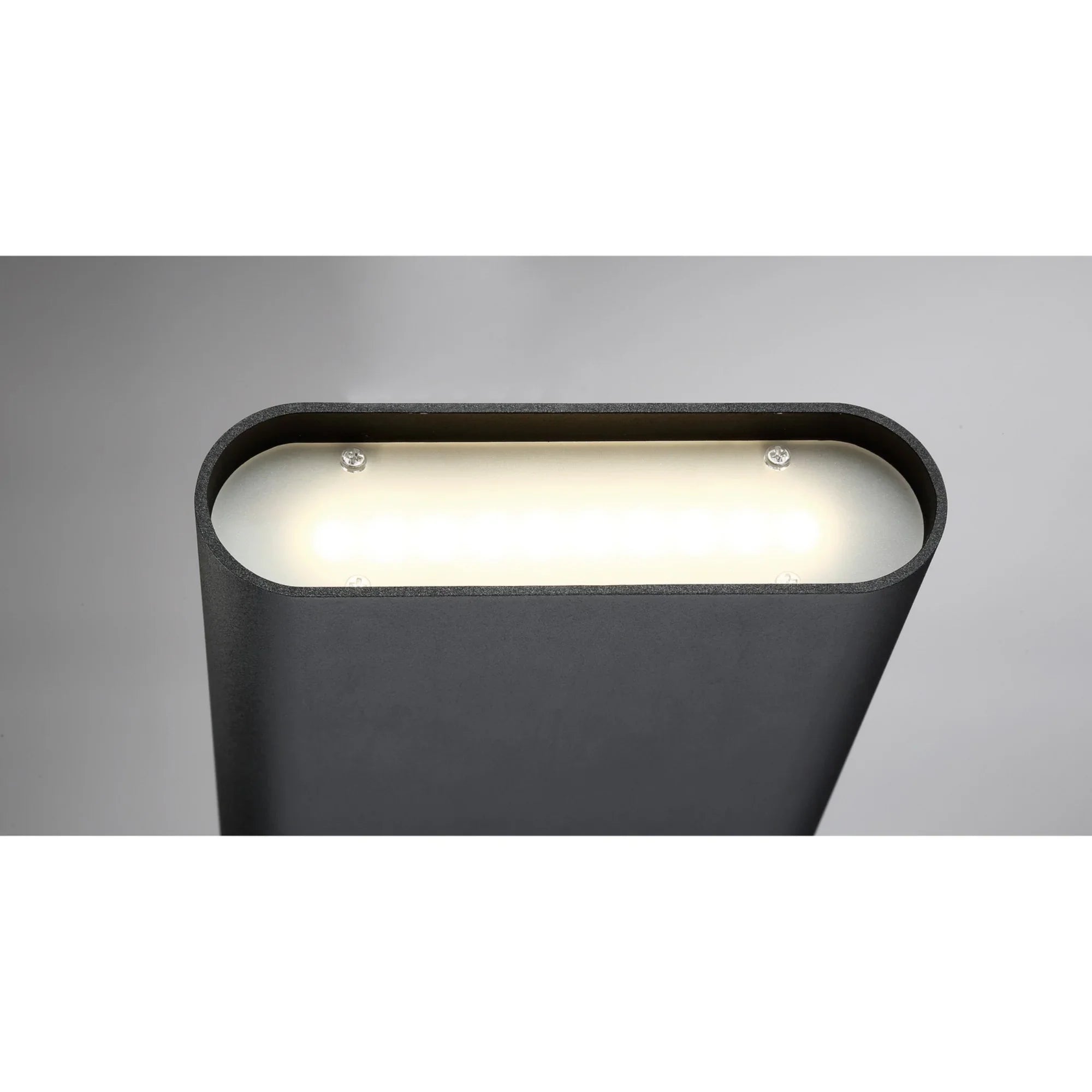 Lux 8" LED Wall Sconce, Black Finish - Bees Lighting