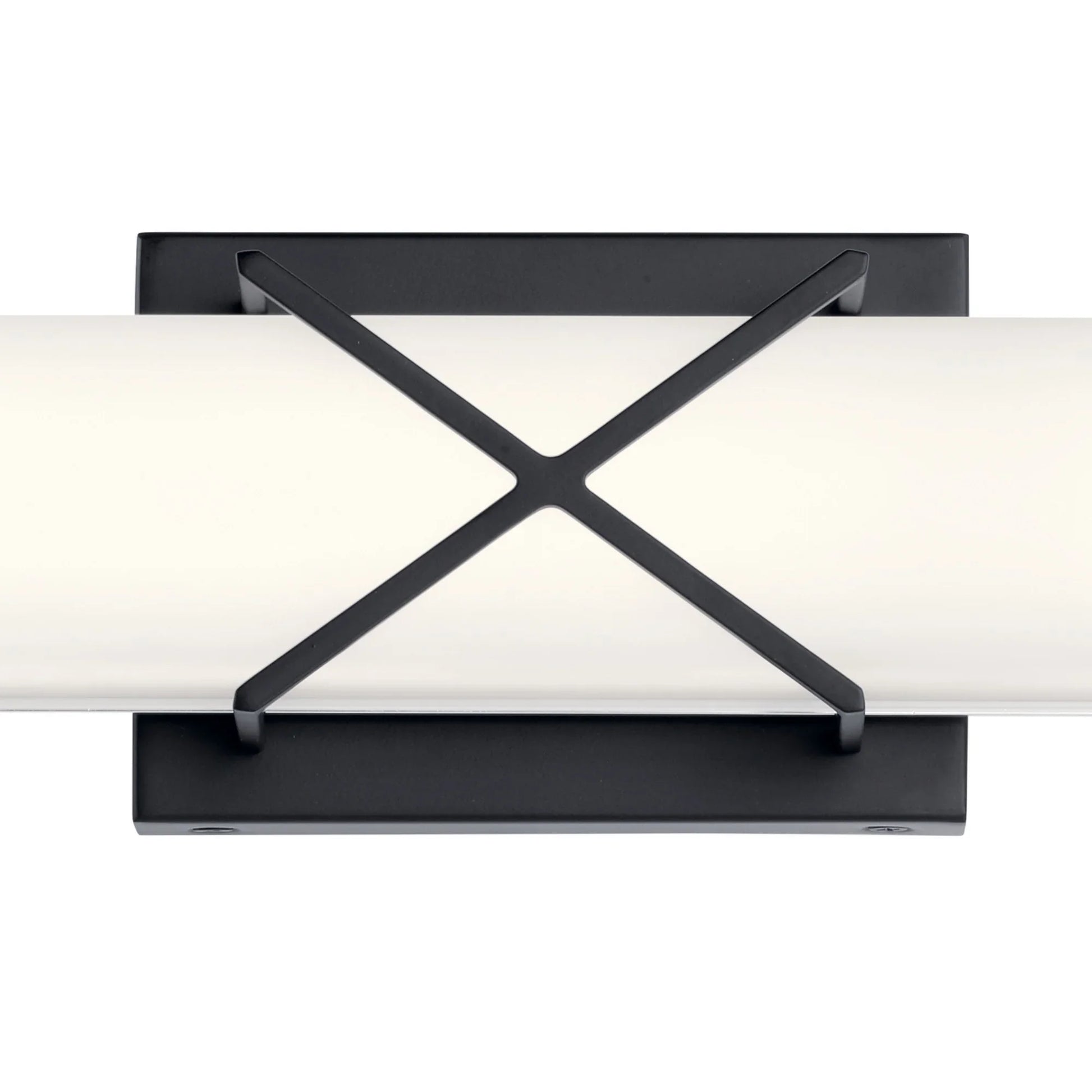 Trinsic 32" LED Linear Bath Vanity, Matte Black Finish - Bees Lighting
