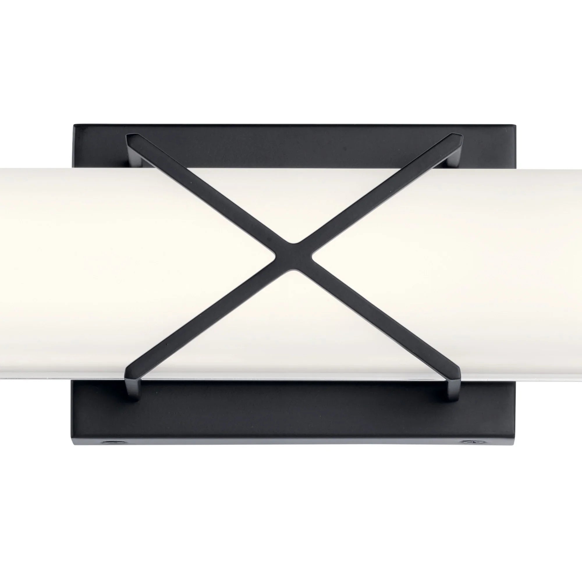 Trinsic 32" LED Linear Bath Vanity, Matte Black Finish - Bees Lighting