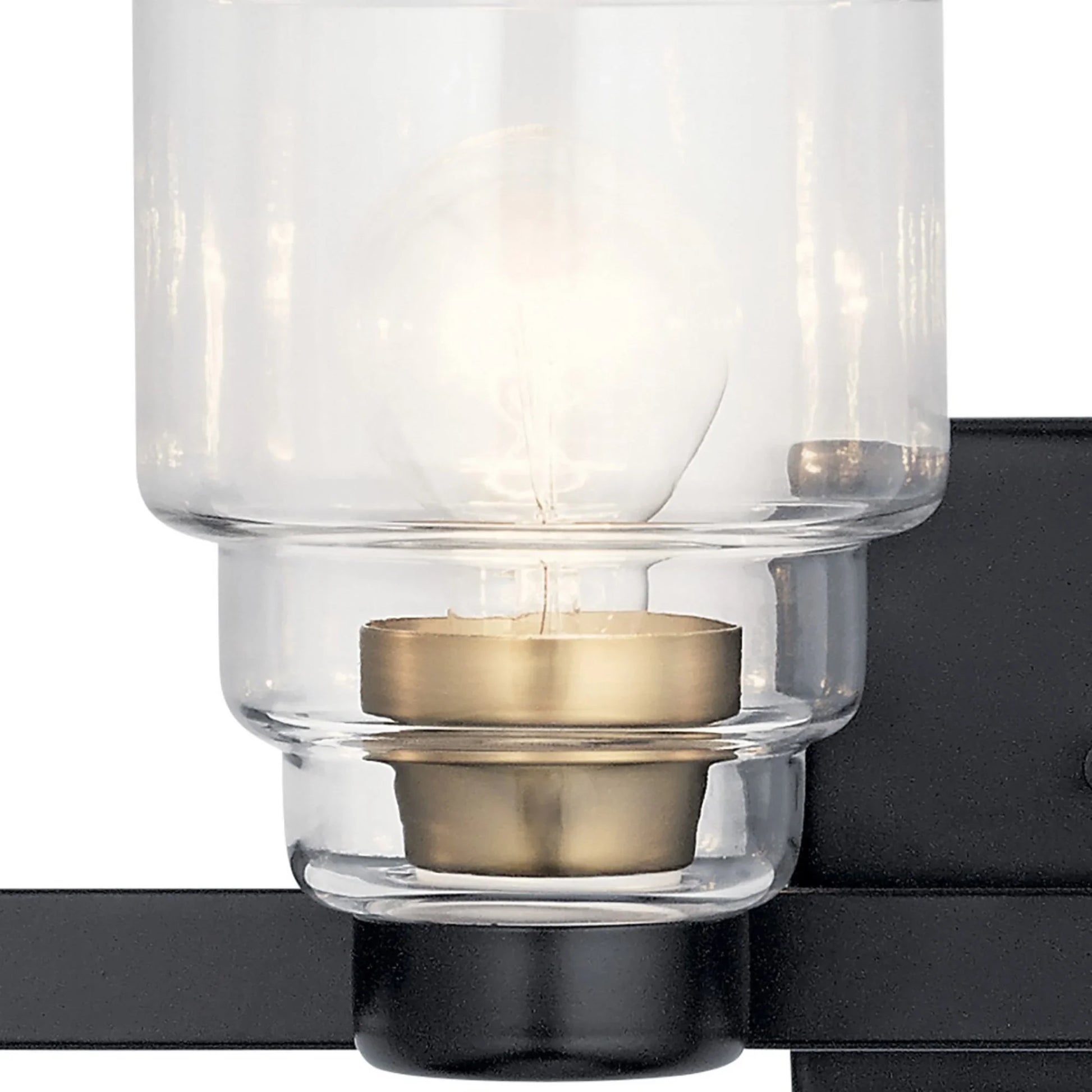 Vionnet 34" 4-Light Bath Vanity Light, Black Finish - Bees Lighting