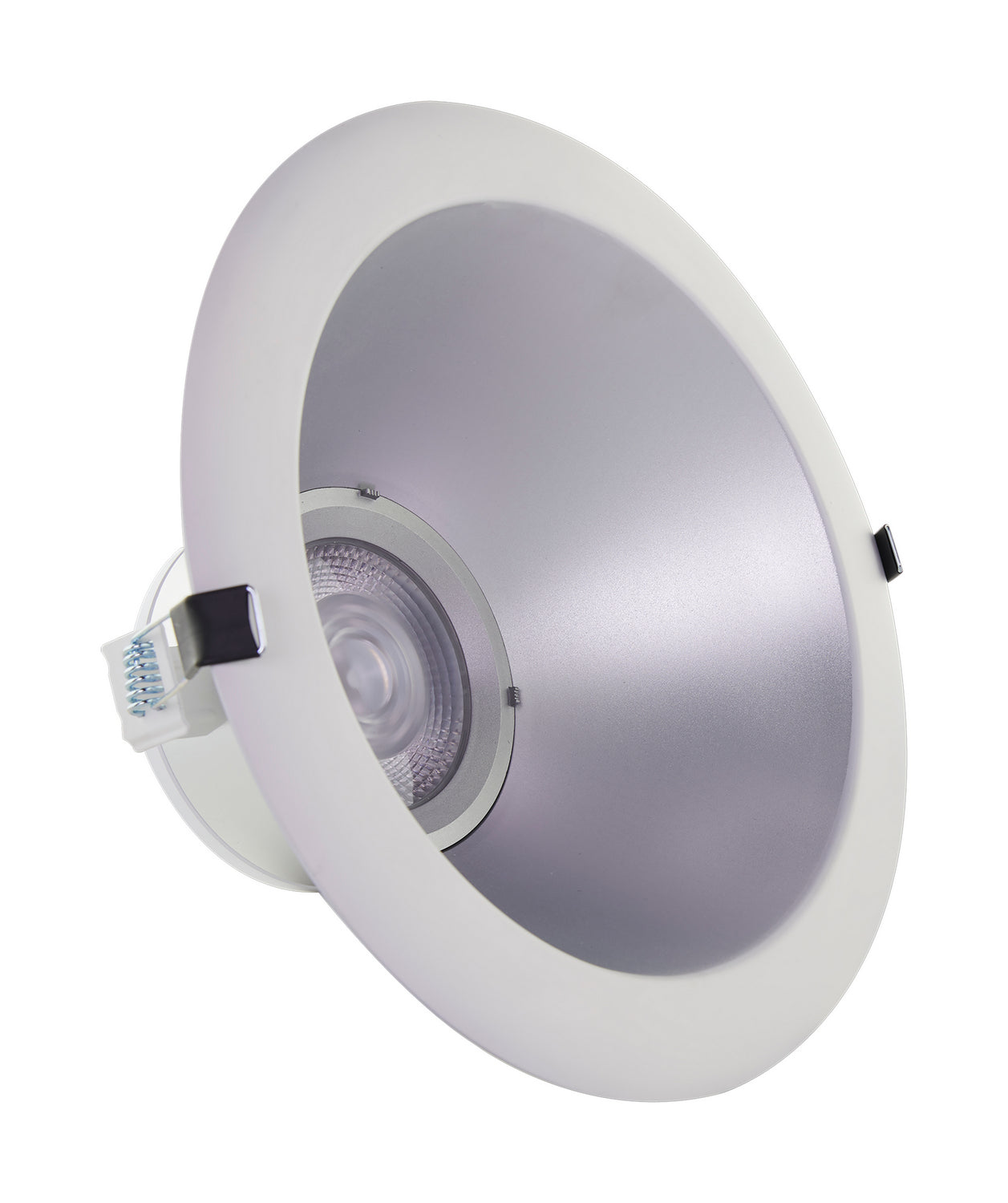 4" Commercial LED Downlight, 1020 Lm Adjustable, 5-CCT, Silver, 120-277V