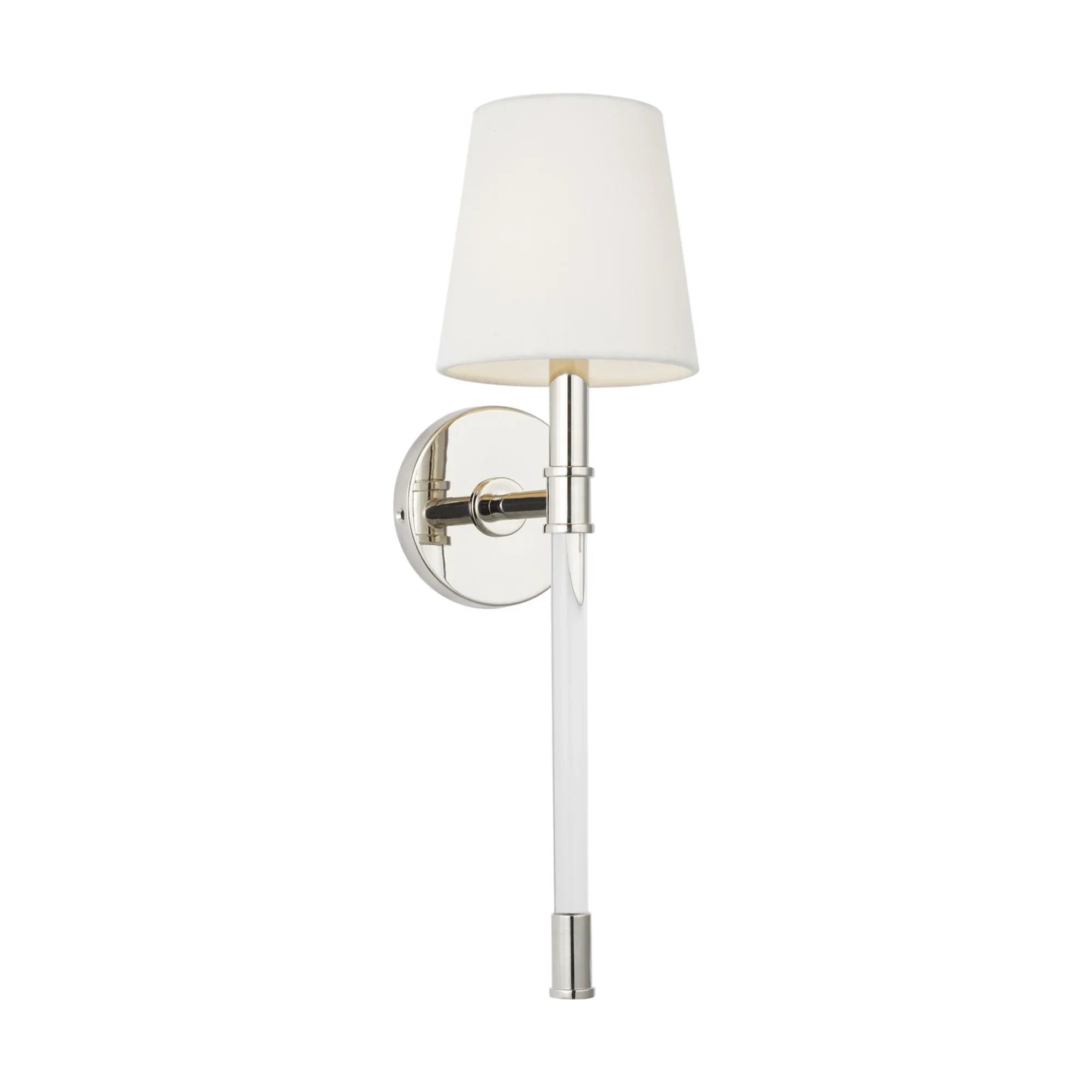 Hanover 19" Bath Sconce, Polished Nickel Finish - Bees Lighting