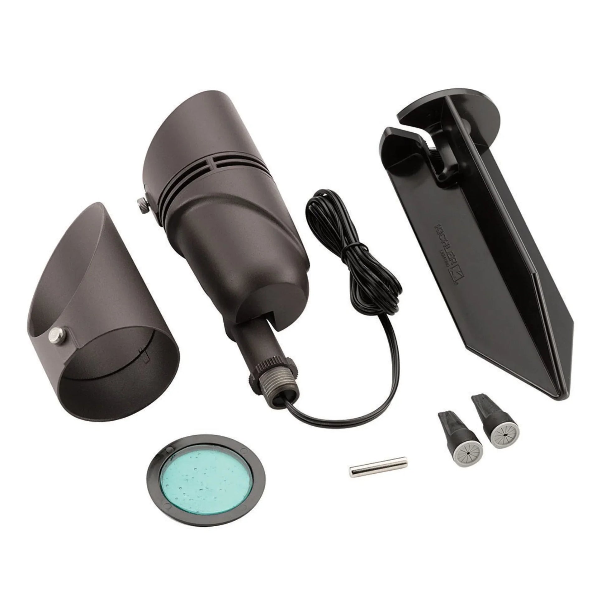 VLO LED Integrated 3000K 60 Degree Accent Flood Light, Textured Architectural Bronze - Bees Lighting