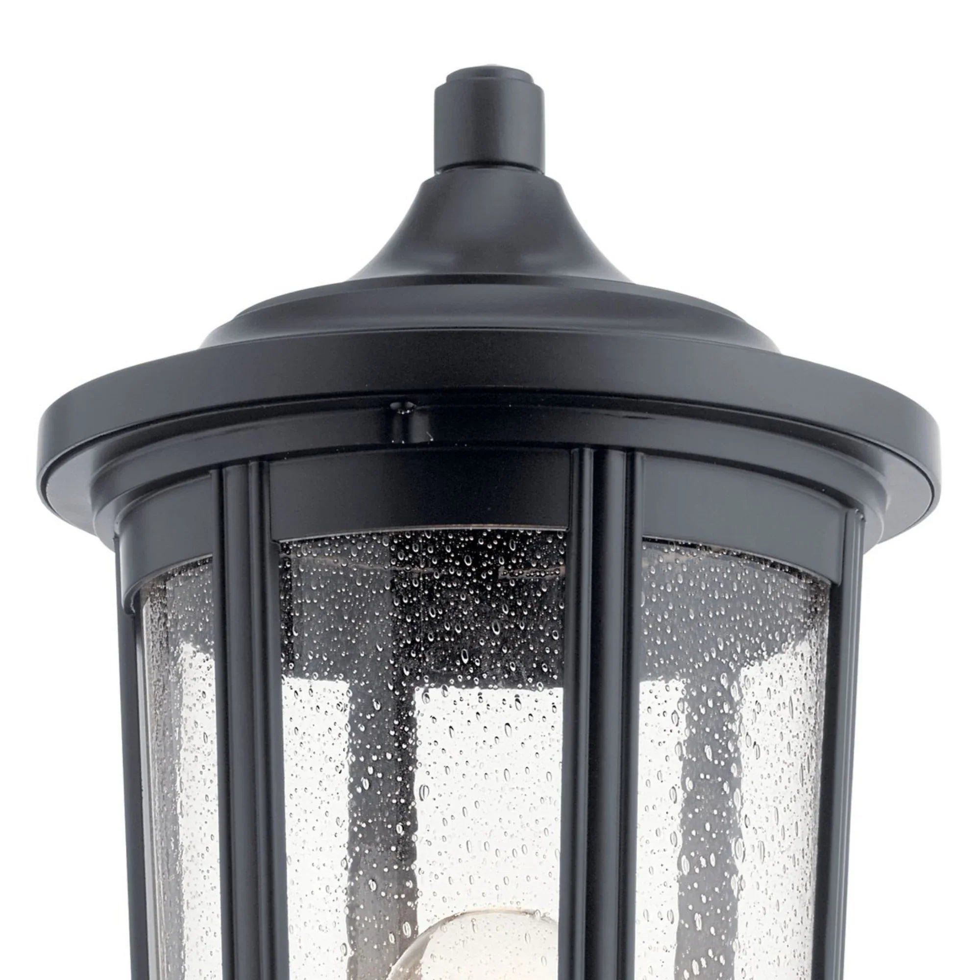 Fairfield 19" Outdoor Post Light, Black Finish - Bees Lighting