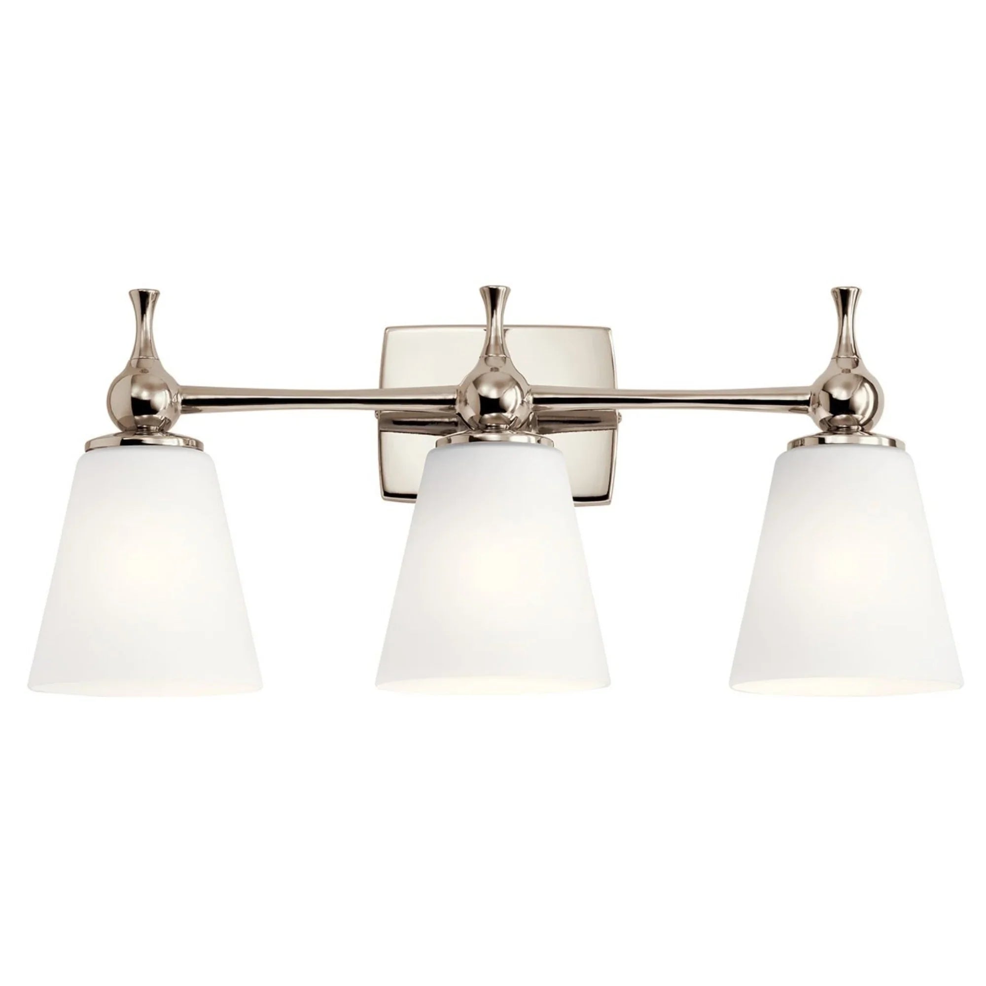 Cosabella 24" 3-Light Bath Vanity Light, Polished Nickel Finish - Bees Lighting