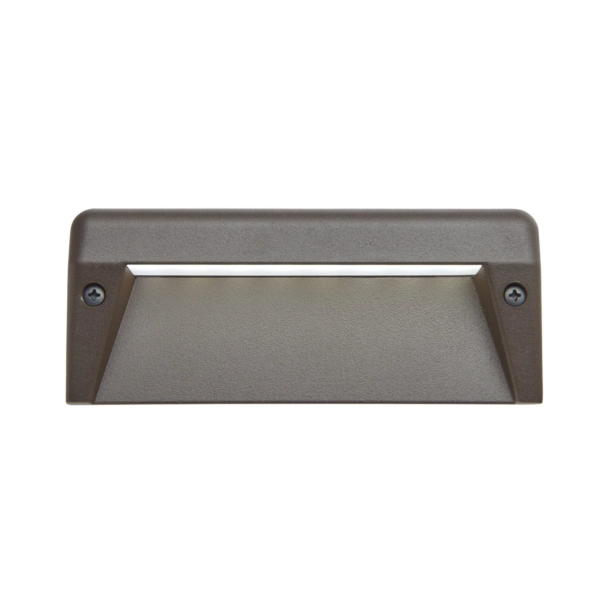 12V 6" LED Surface Mount Step Light 3000K Textured Architectural Bronze - Bees Lighting