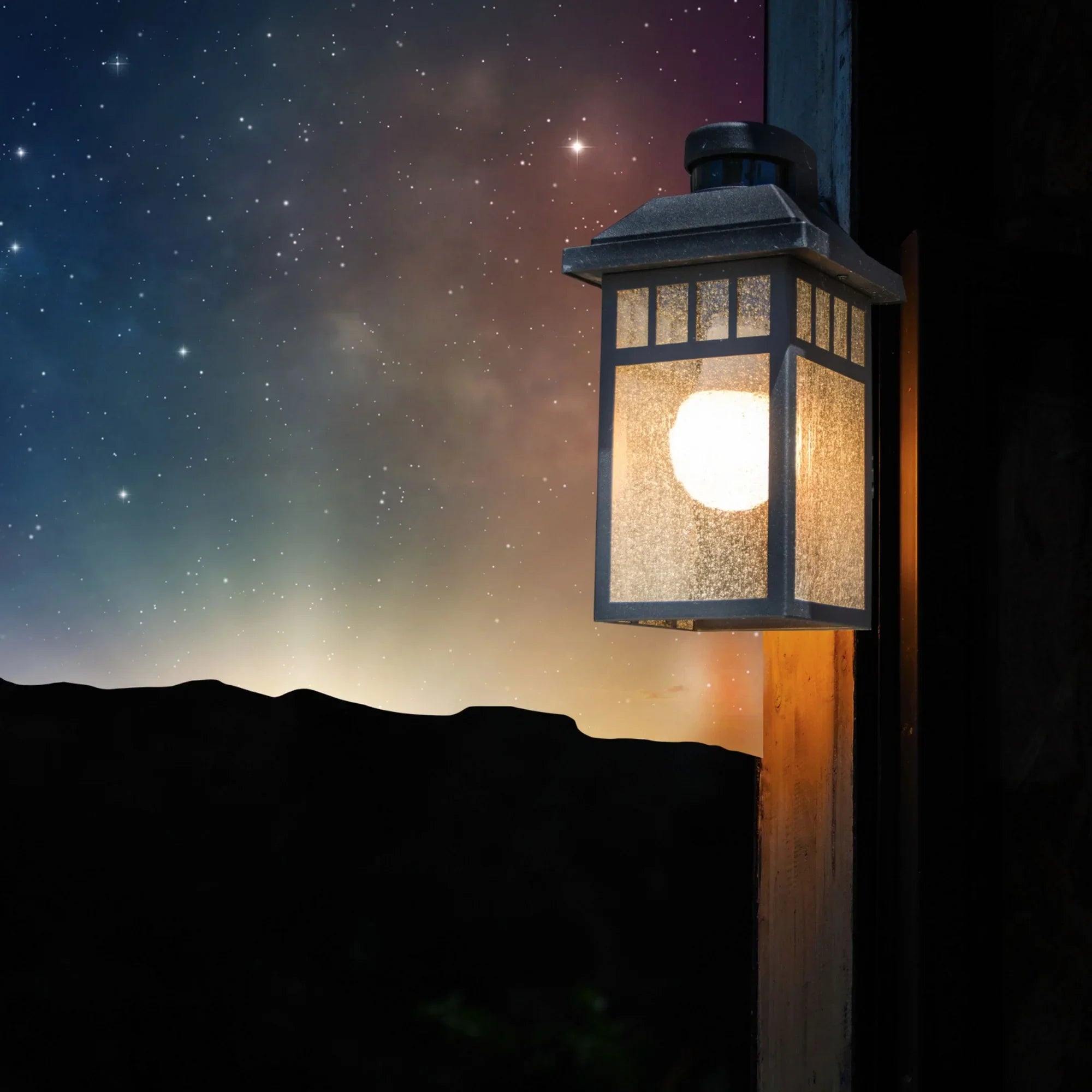 Dusk to Dawn A19 LED Bulb, 9W, 800lm, 5000K, E26 Medium Base, Frosted Finish, With Photocell - Bees Lighting