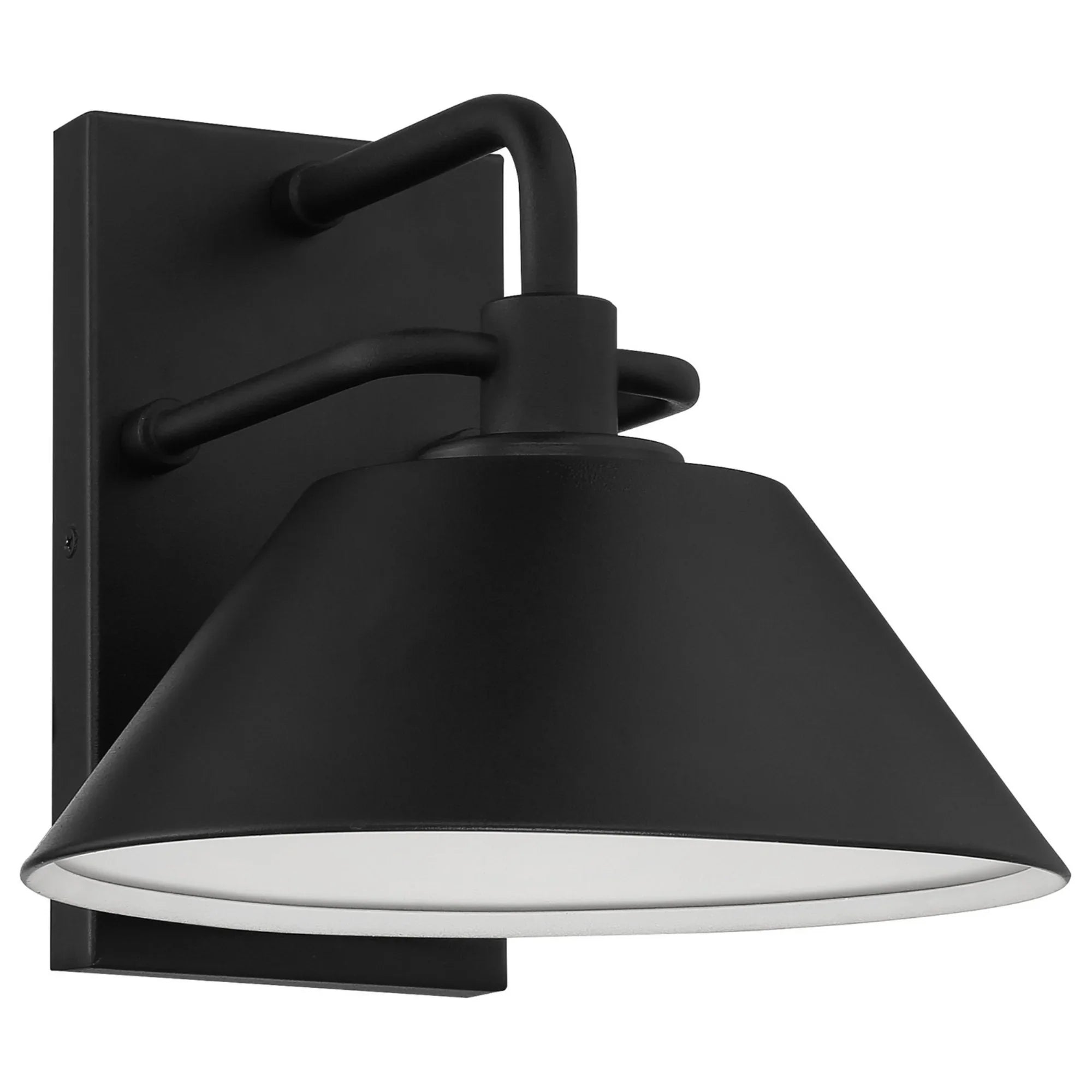 Avalon 9" LED Outdoor Wall Sconce, Black Finish - Bees Lighting