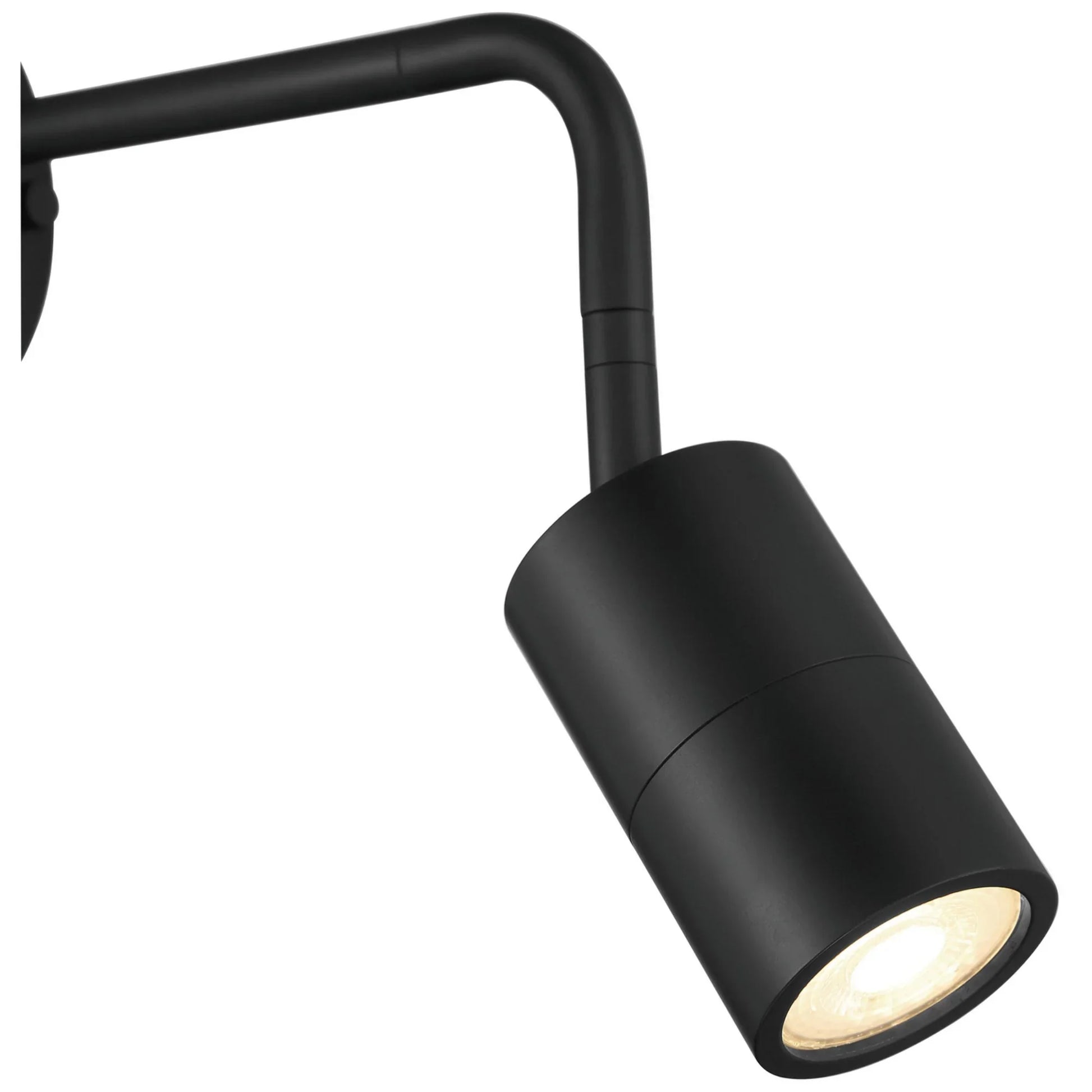 Cafe Dual Mount 4" LED Wall/Ceiling Spotlight, Matte Black Finish - Bees Lighting