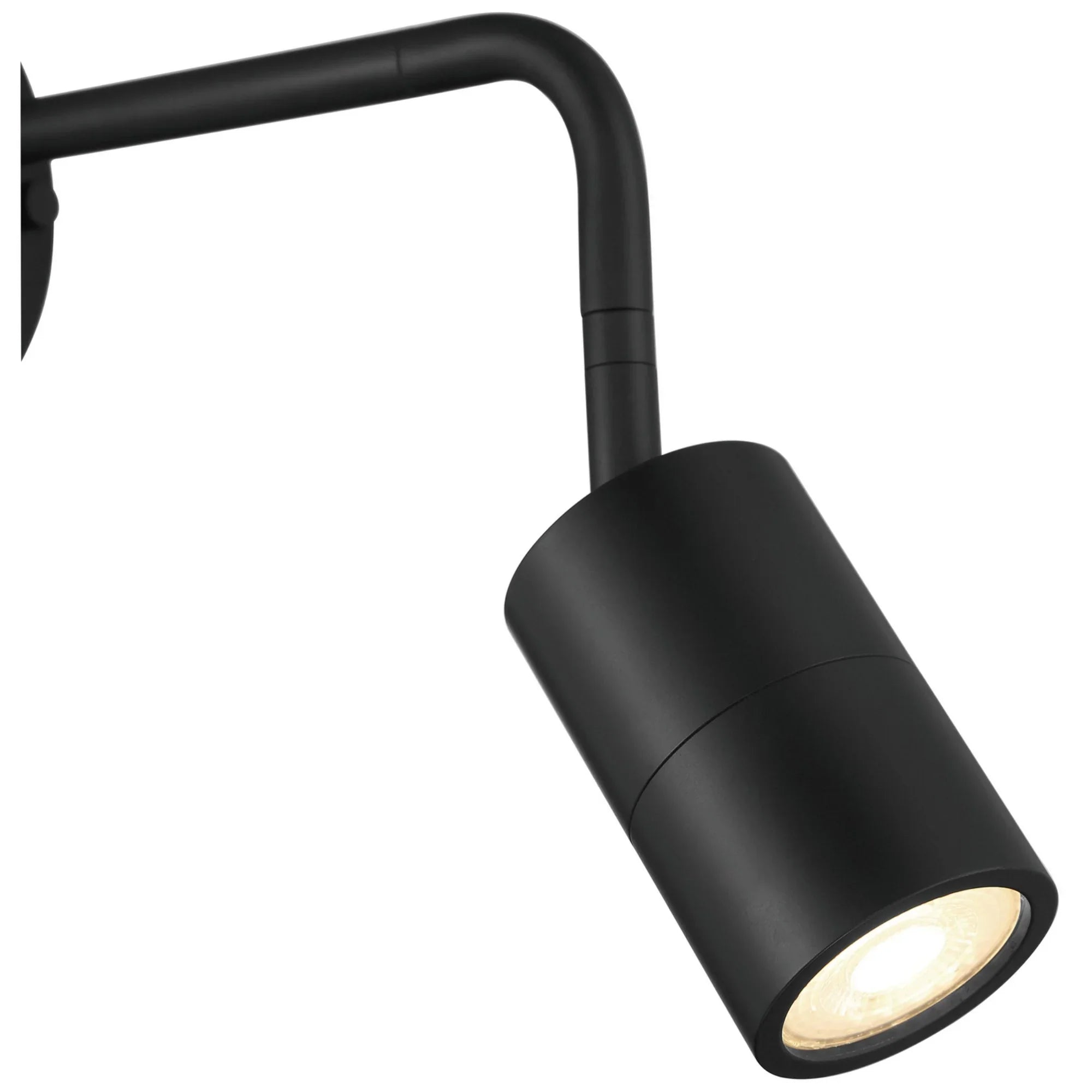 Cafe Dual Mount 4" LED Wall/Ceiling Spotlight, Matte Black Finish - Bees Lighting
