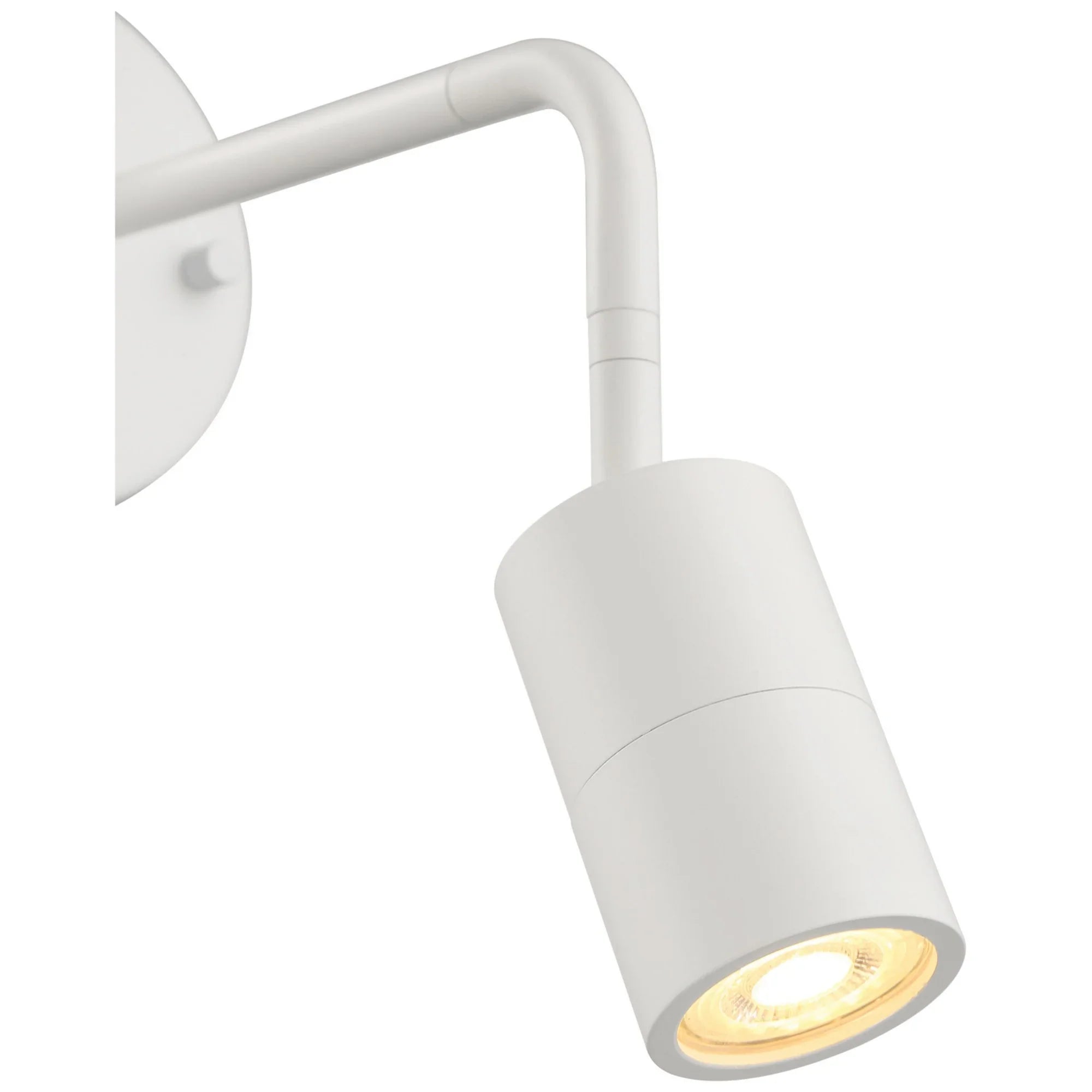 Cafe Dual Mount 4" LED Wall/Ceiling Spotlight, Matte White Finish - Bees Lighting