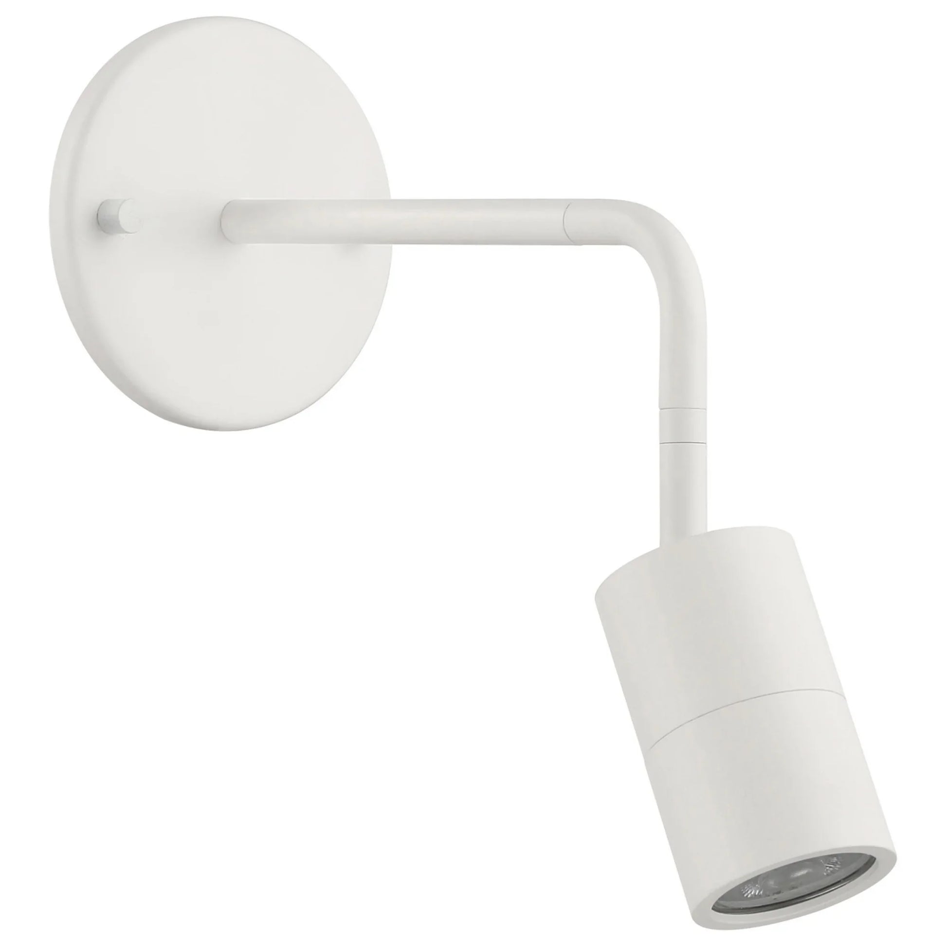 Cafe Dual Mount 4" LED Wall/Ceiling Spotlight, Matte White Finish - Bees Lighting