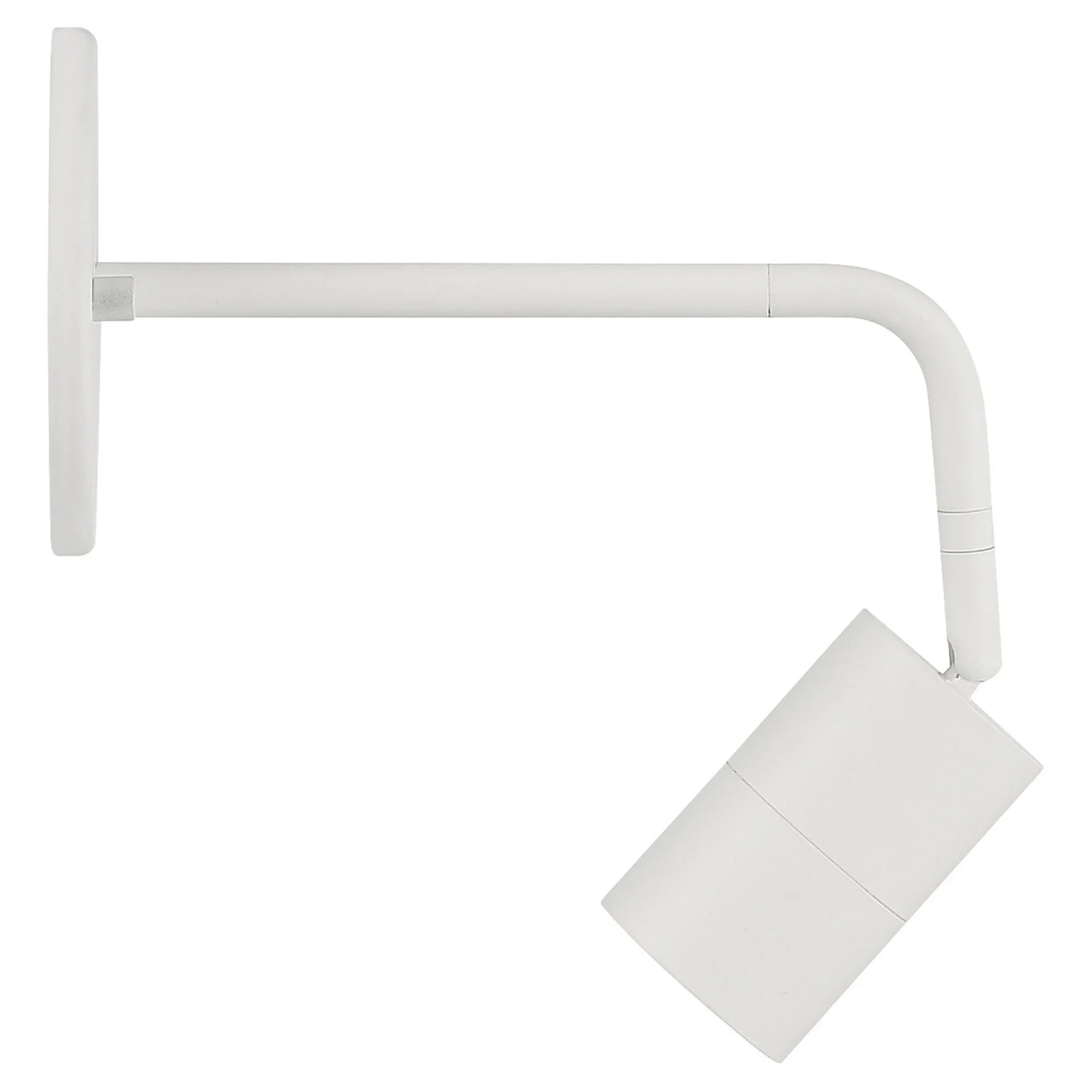 Cafe Dual Mount 4" LED Wall/Ceiling Spotlight, Matte White Finish - Bees Lighting