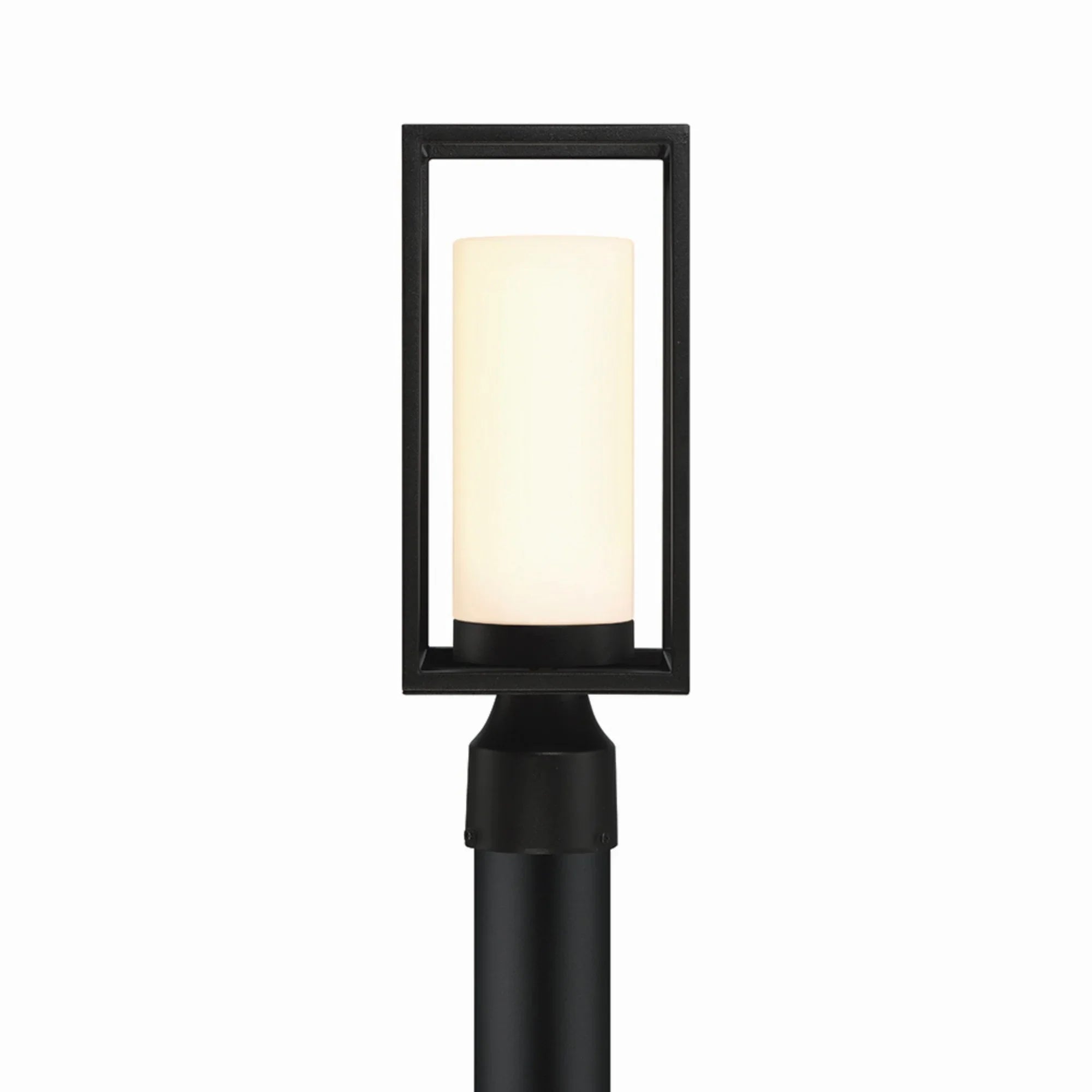 Ren 15" Outdoor Post/Pier Head, Black Finish - Bees Lighting