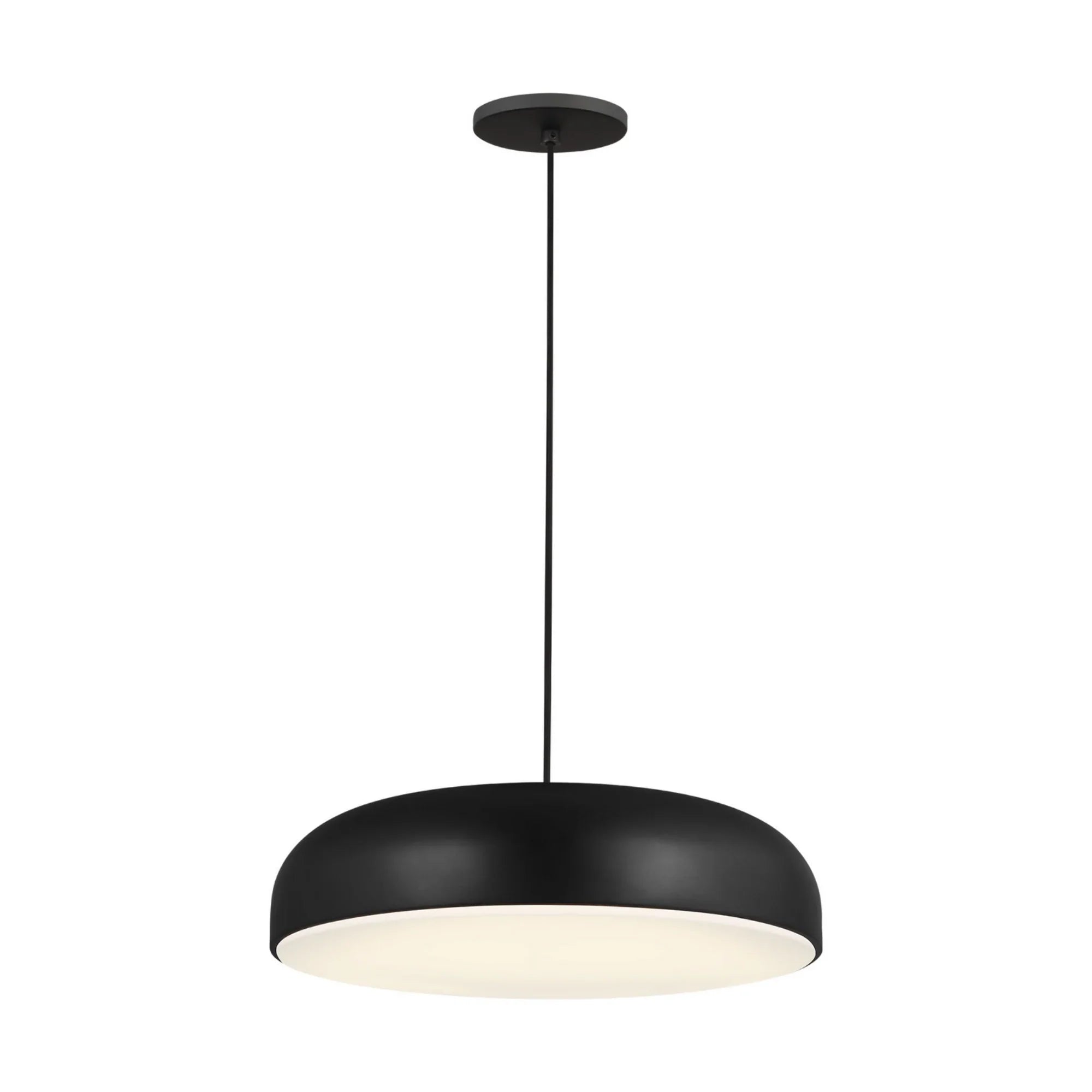 Kosa 18" LED Pendant, Nightshade Black Finish - Bees Lighting